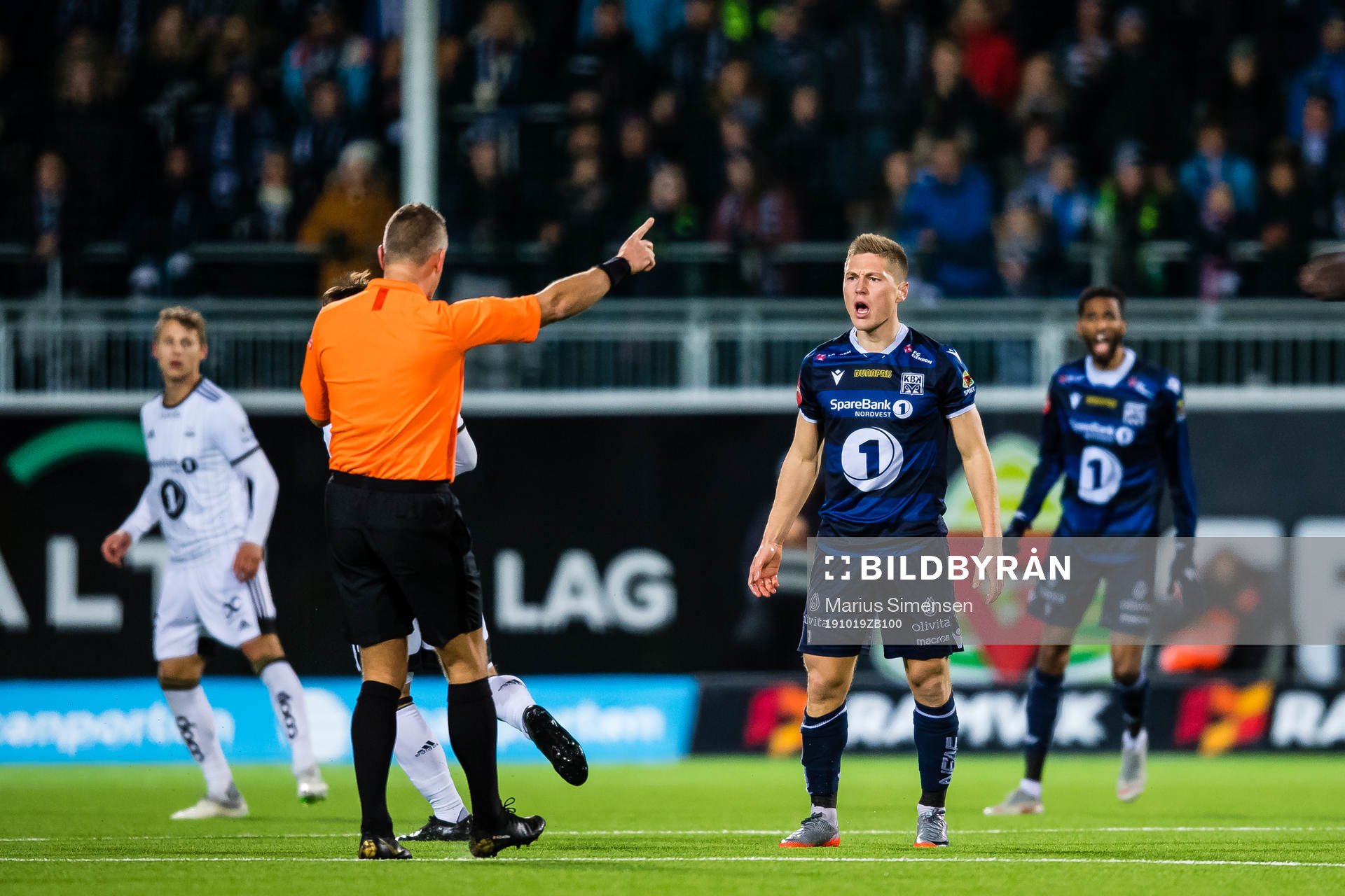 Torgil Øwre Gjertsen of Kristiansund reacts