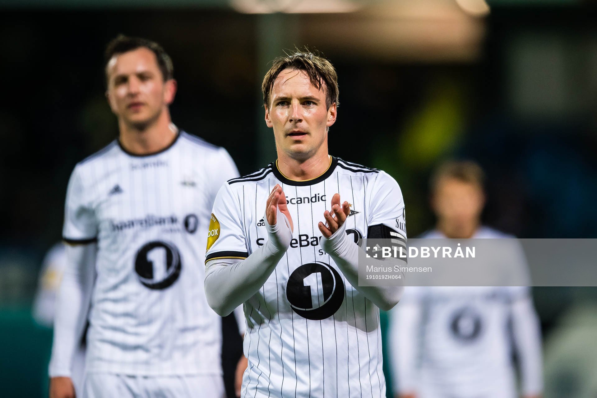 Mike Lindemann Jensen of Rosenborg after the Eliteserien match between Kristiansund and Rosenborg on October 19, 2019 in Kristiansund.