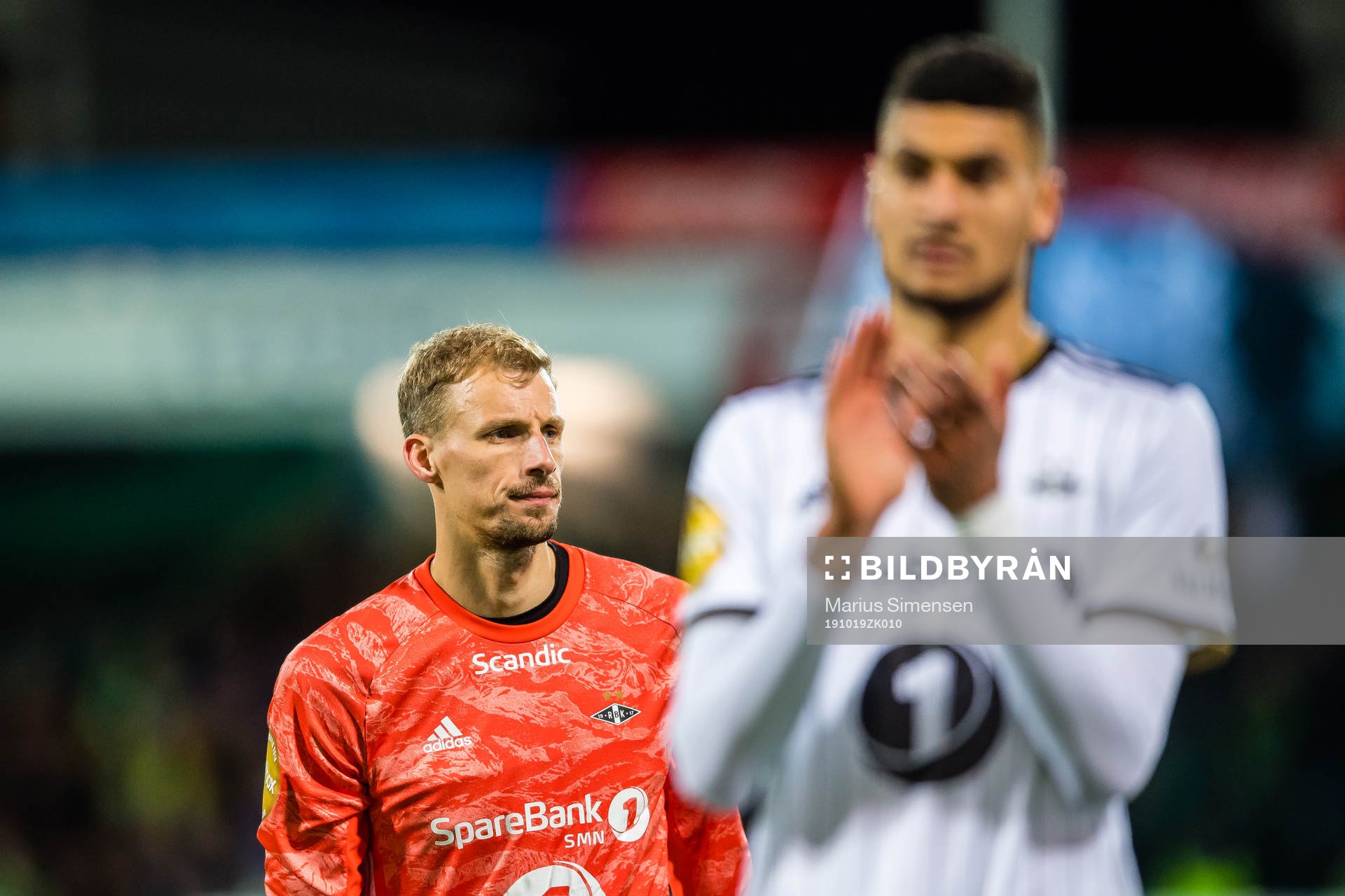 Andre Hansen of Rosenborg looks dejected