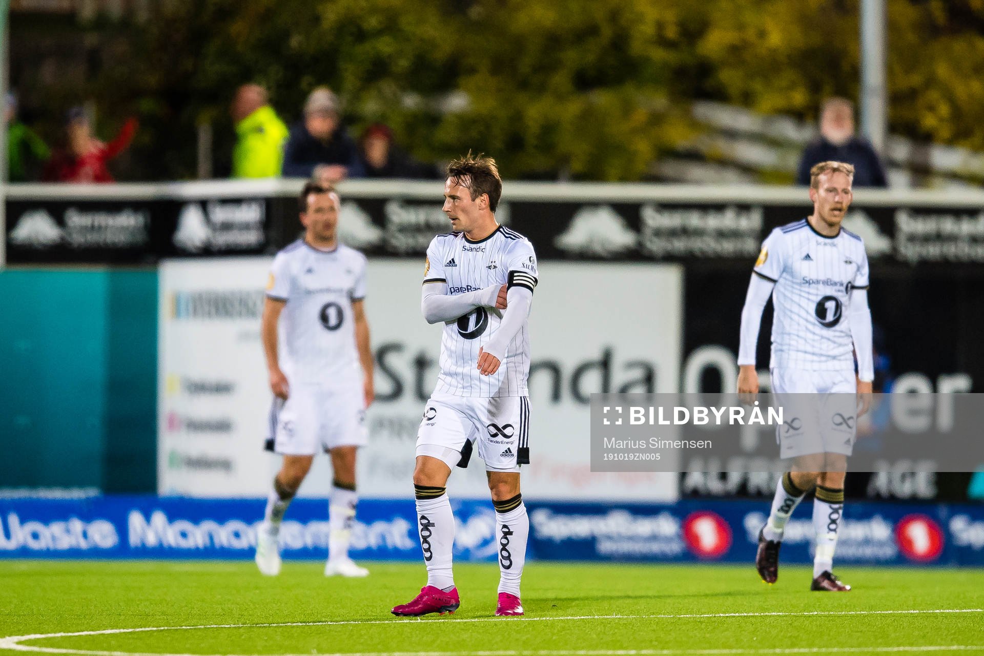 Mike Lindemann Jensen of Rosenborg looks dejected