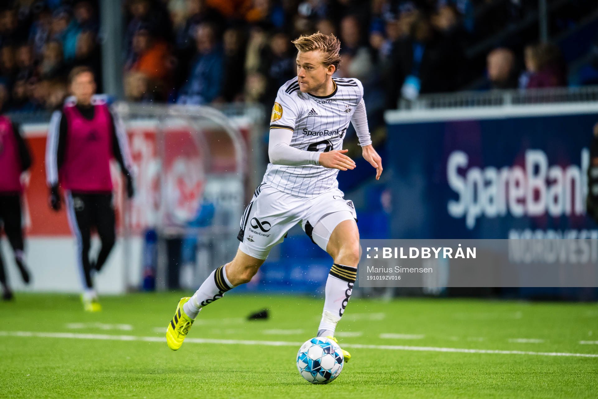Yann-Erik Randa Bahezre de Lanlay of Rosenborg during the Eliteserien match between Kristiansund and Rosenborg on October 19, 2019 in Kristiansund.