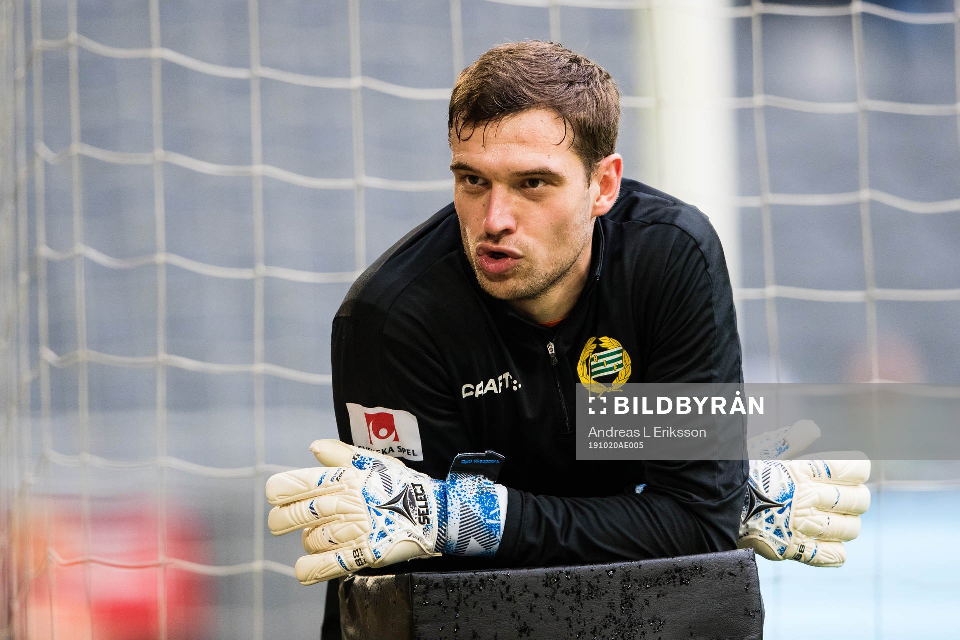Hammarbys målvakt Davor Blazevic