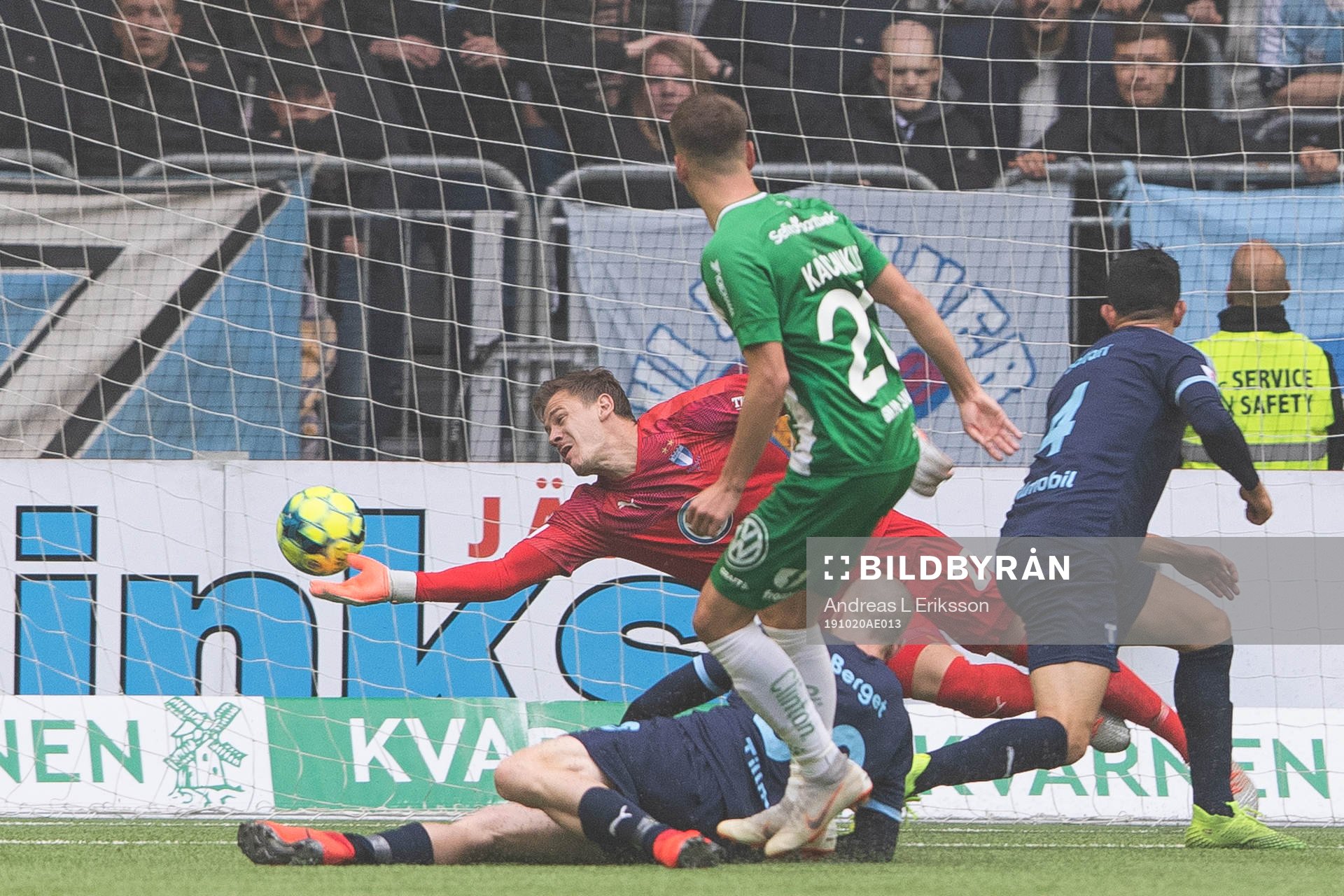 Hammarbys Alexander Kacaniklic gör 1-0 på Malmö FFs