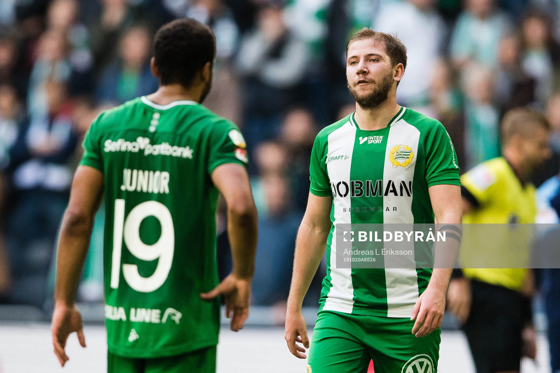 Hammarbys Serge-Junior Martinsson Ngouali och Darijan