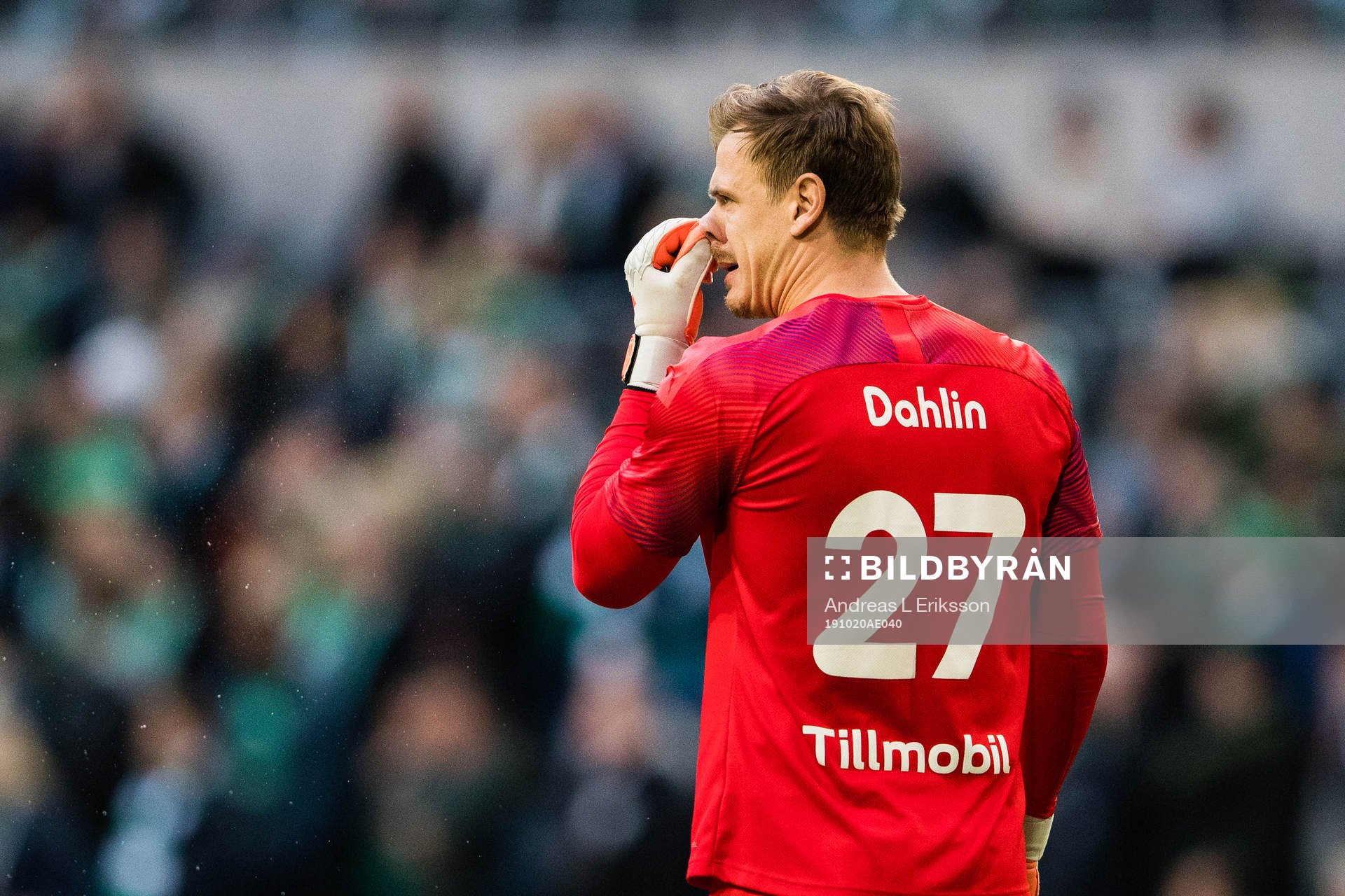 Malmö FFs Johan Dahlin deppar