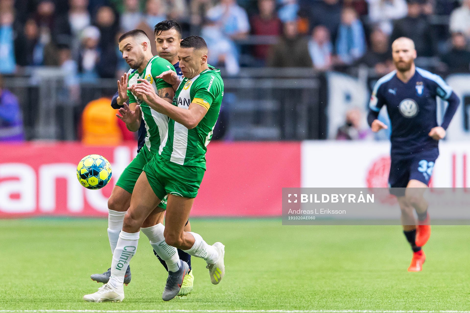 Hammarbys Vladimir Rodic och Nikola Djurdjic