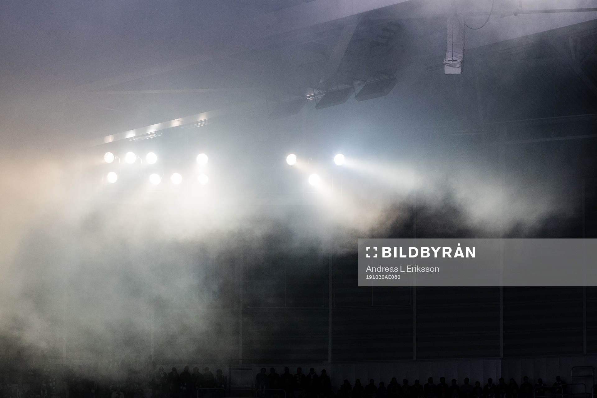 Rök från pyroteknik