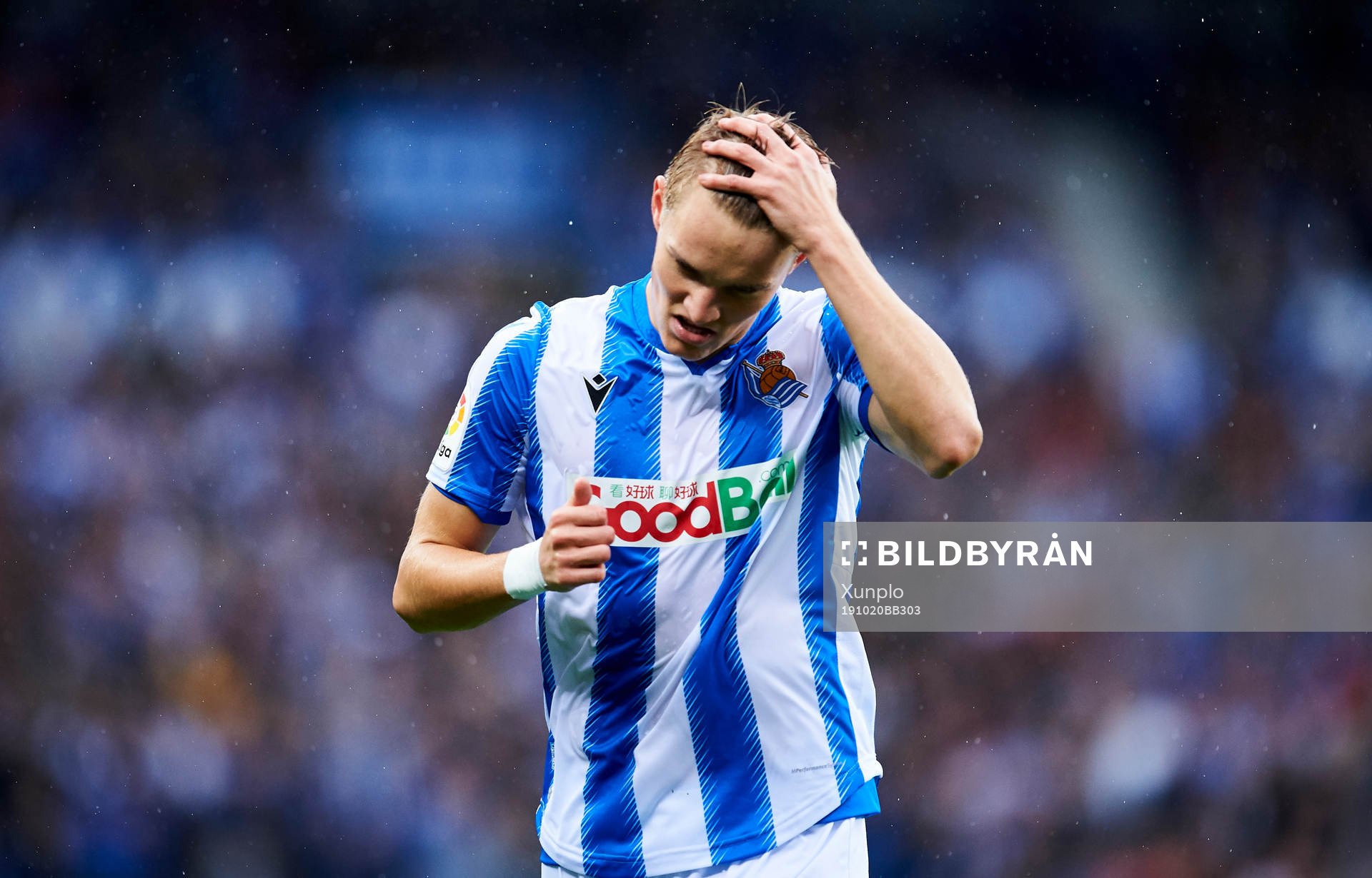 Martin Odegaard of of Real Sociedad