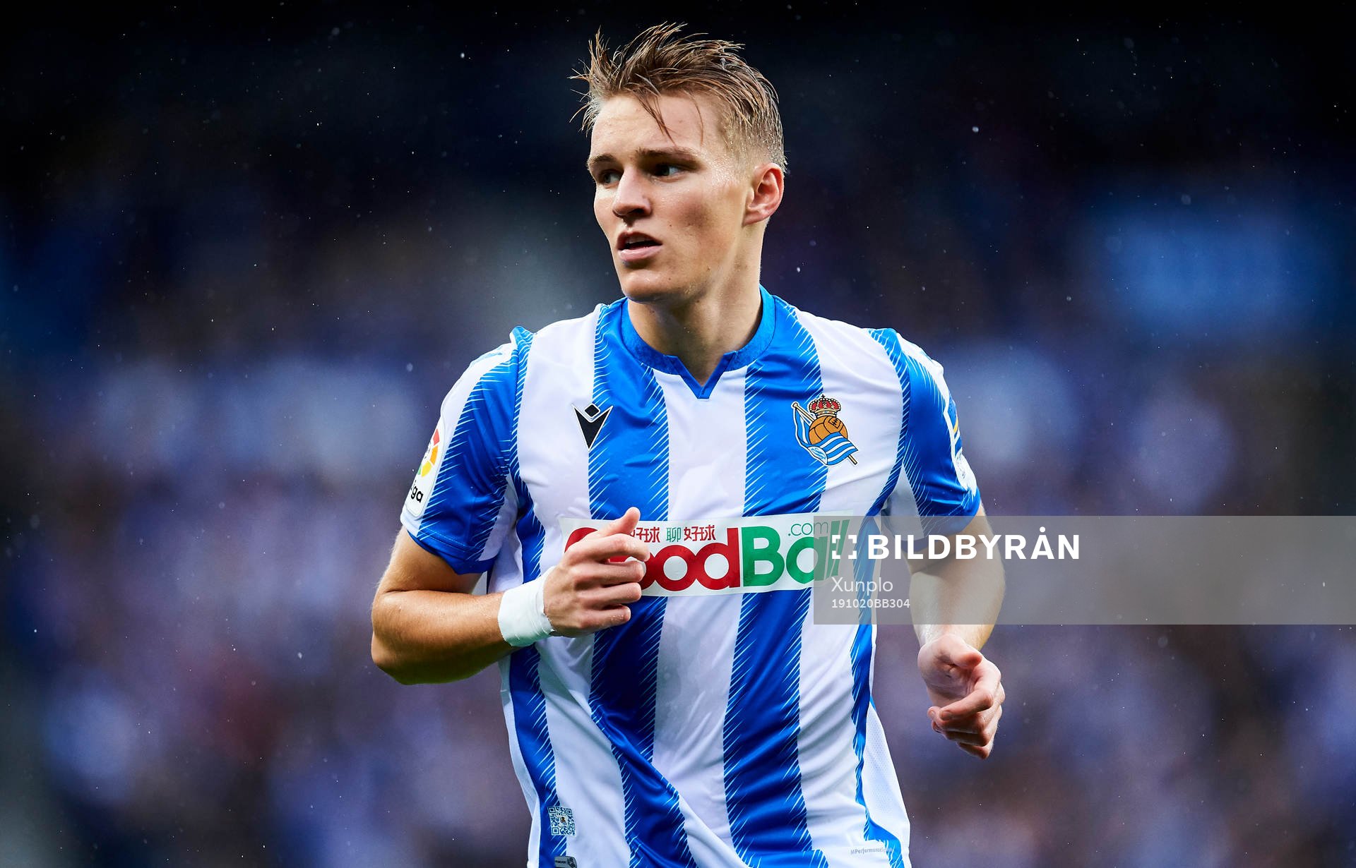 Martin Odegaard of of Real Sociedad