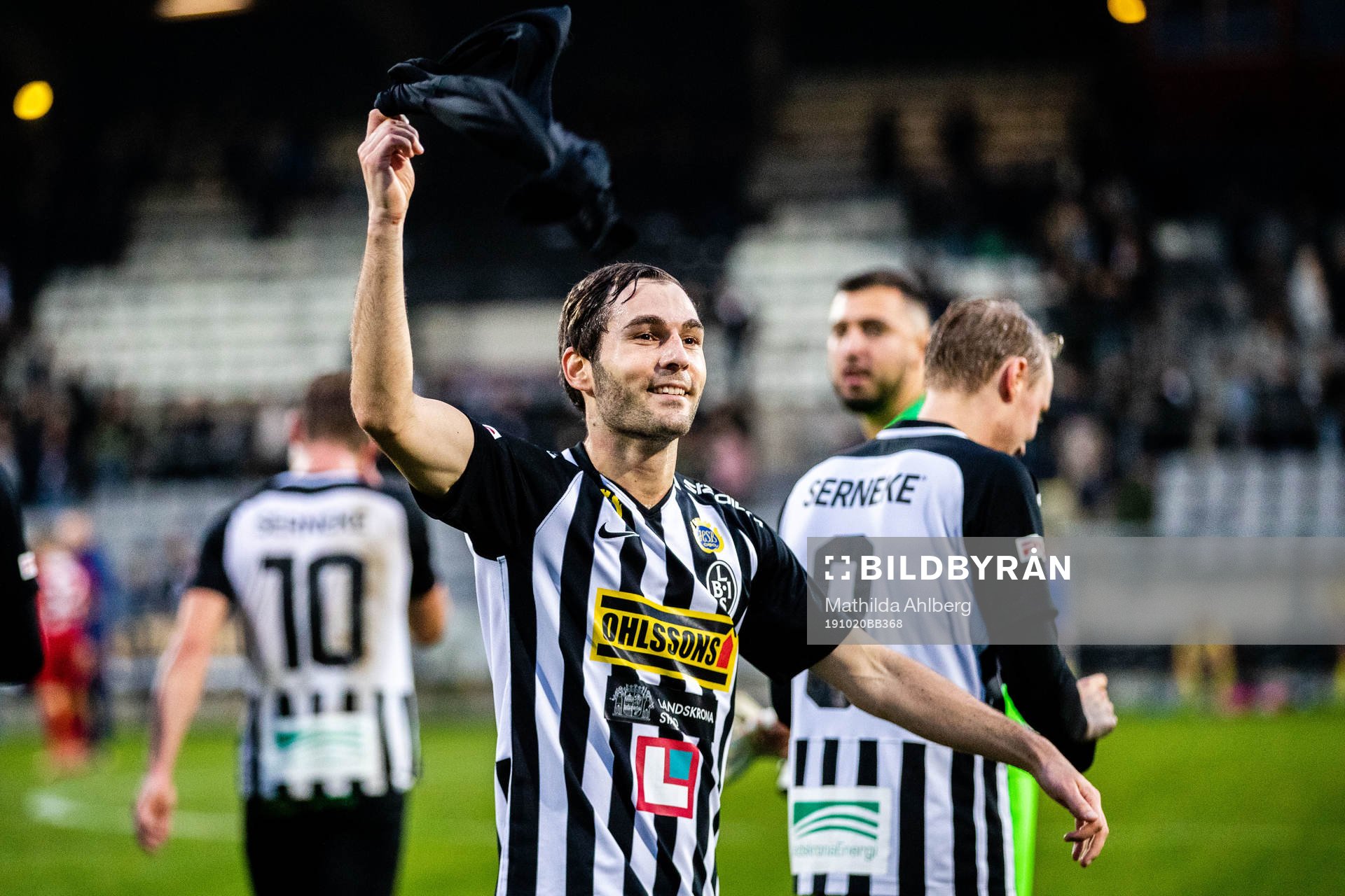 Landskronas Alexander Tkacz jublar