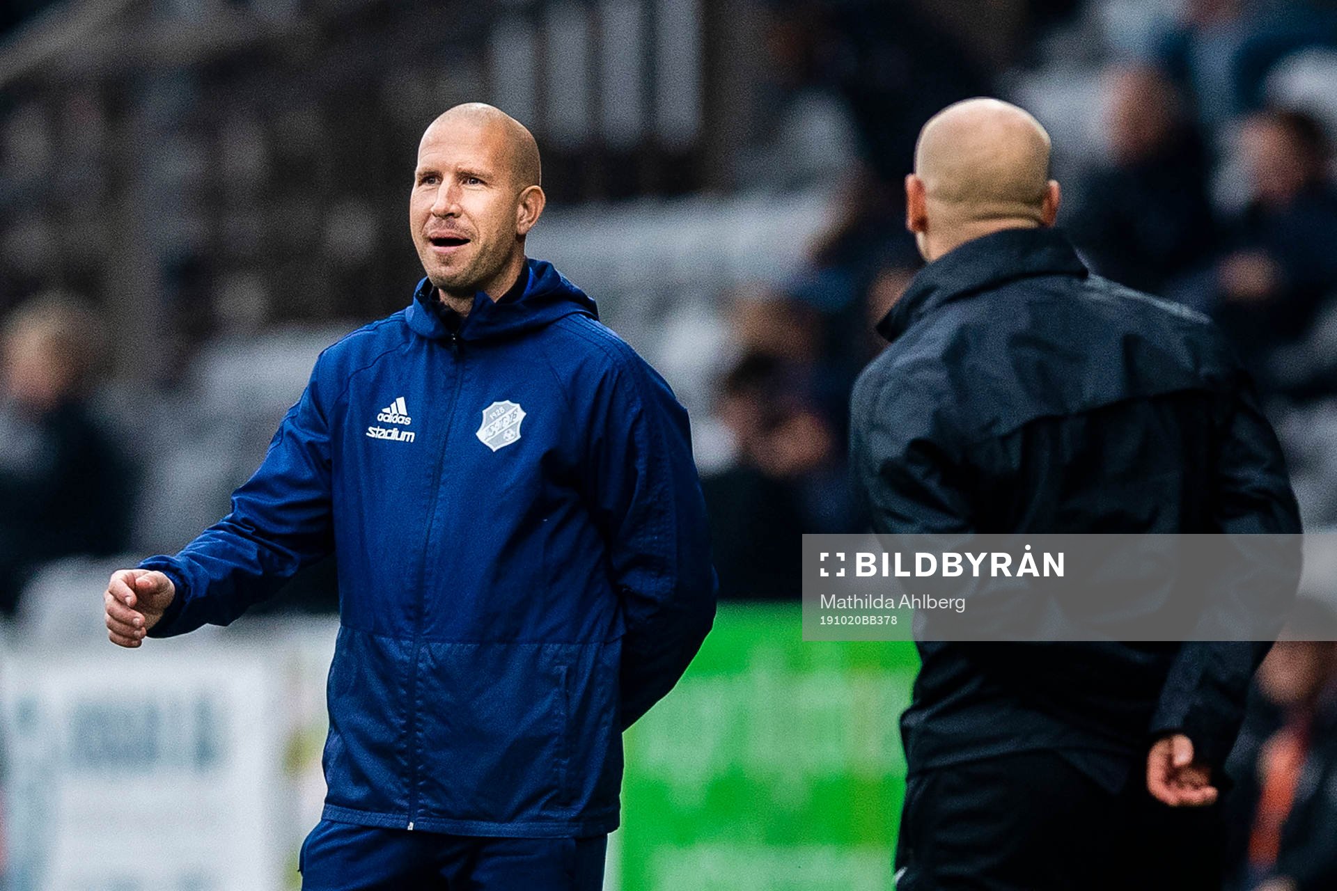 Eskilsminnes tränare Mattias Lindström och Landskronas