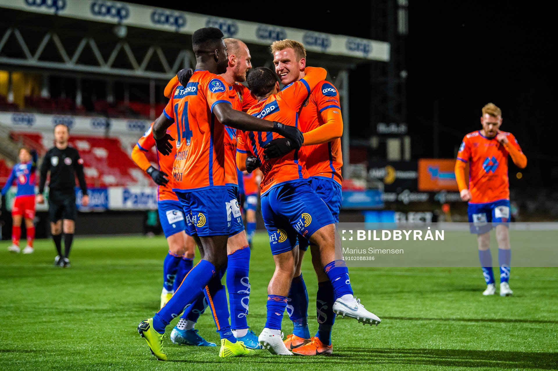 Torbjørn Agdestein of Aalesund celebrates