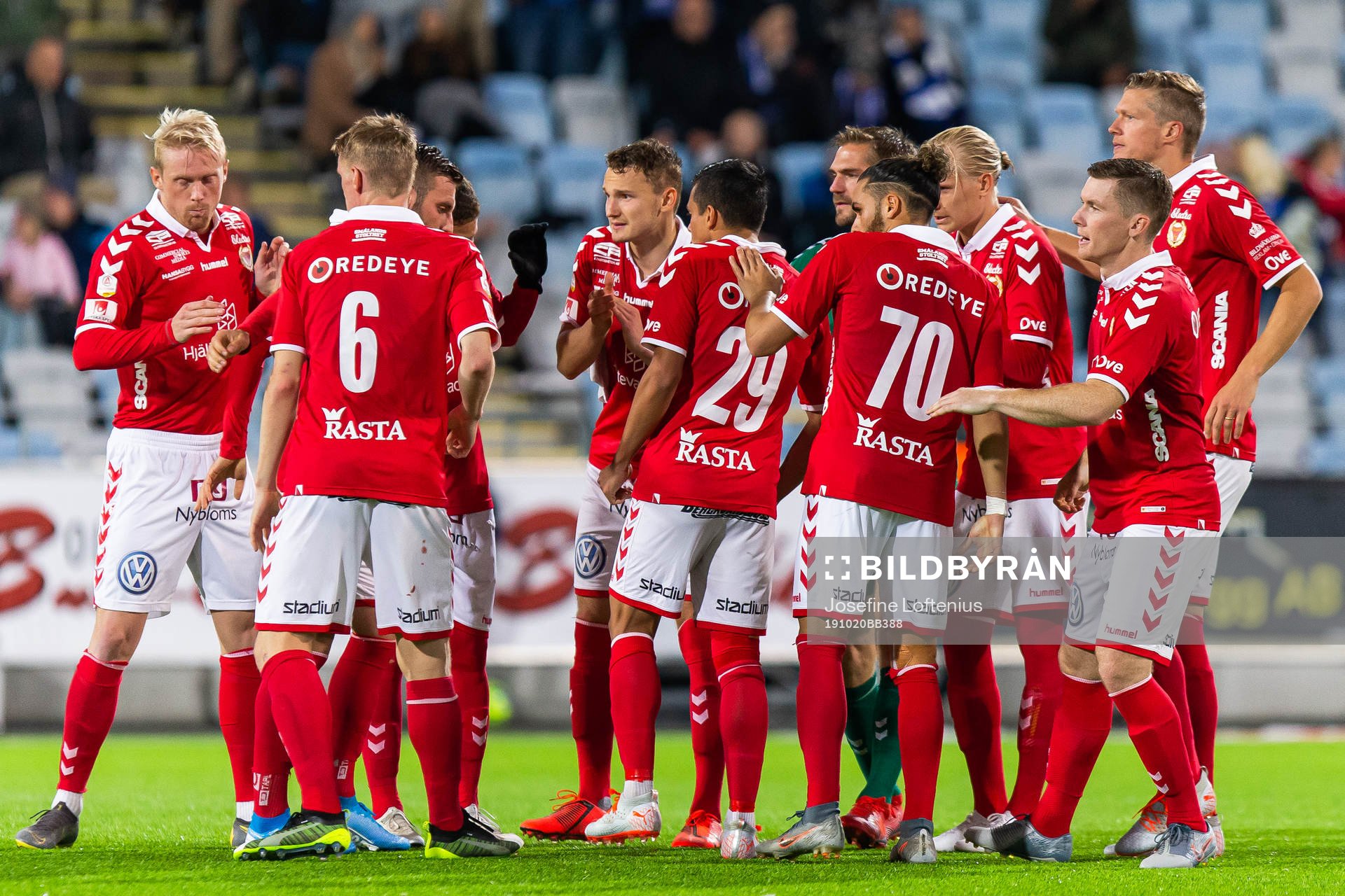 Kalmars spelare samlas