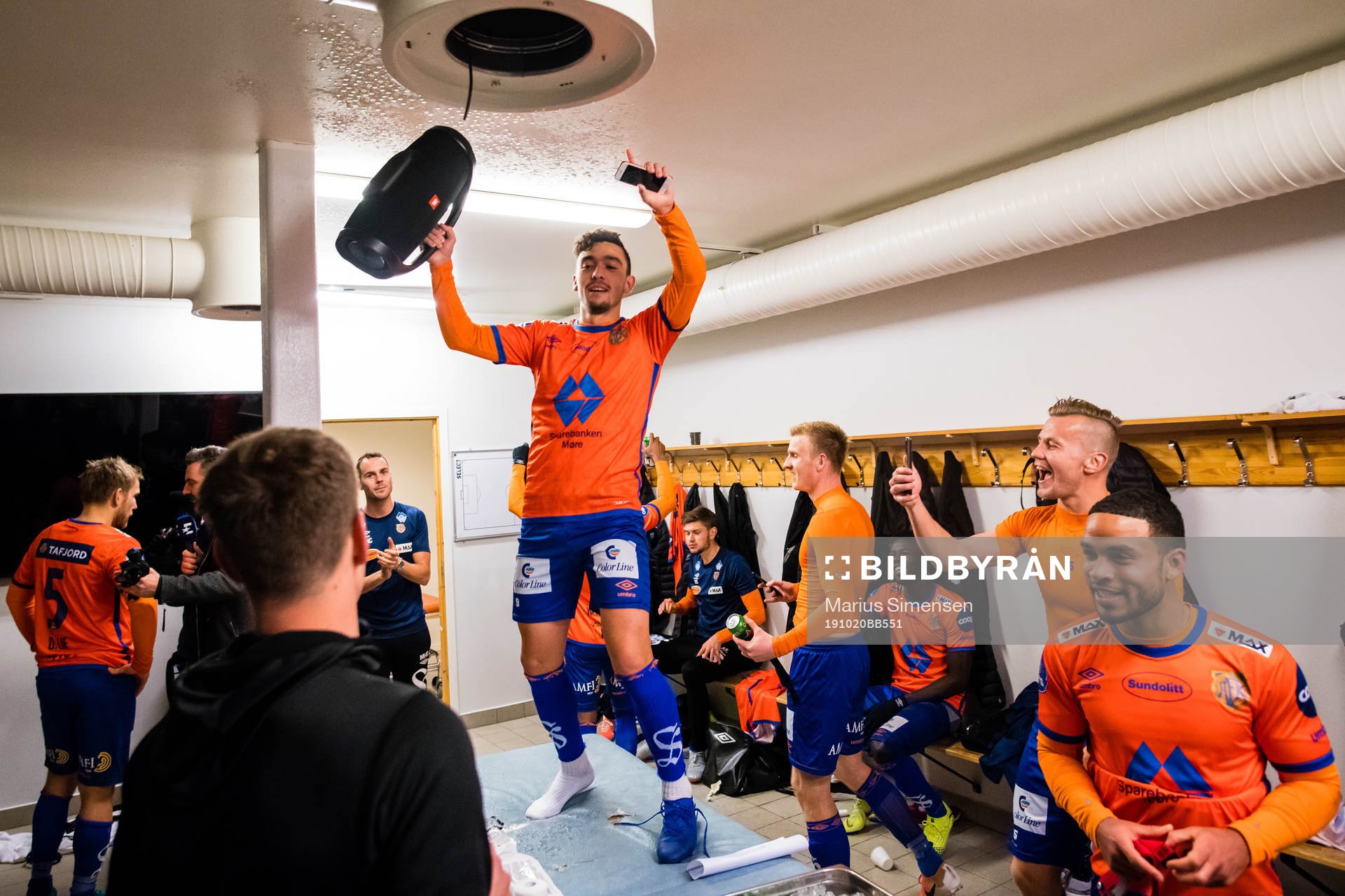 aNiklas Fernando Nygaard Castro of Aalesund the OBOS-ligaen match between Tromsdalen and Aalesund on October 20, 2019 in Tromsø.