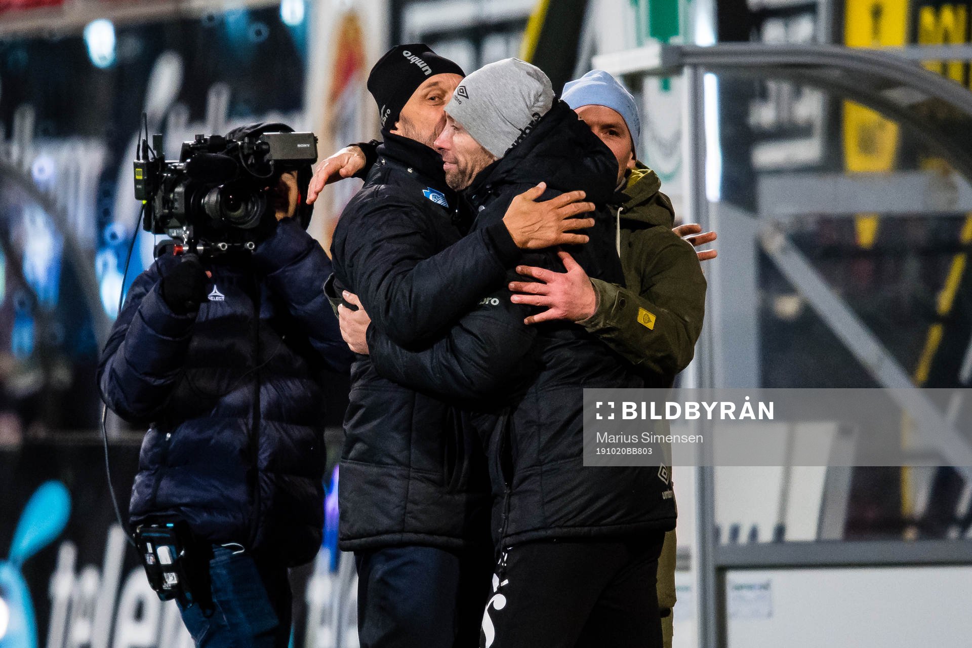 Lars Bohinen, head coach of Aalesund, Andrea Loberto,