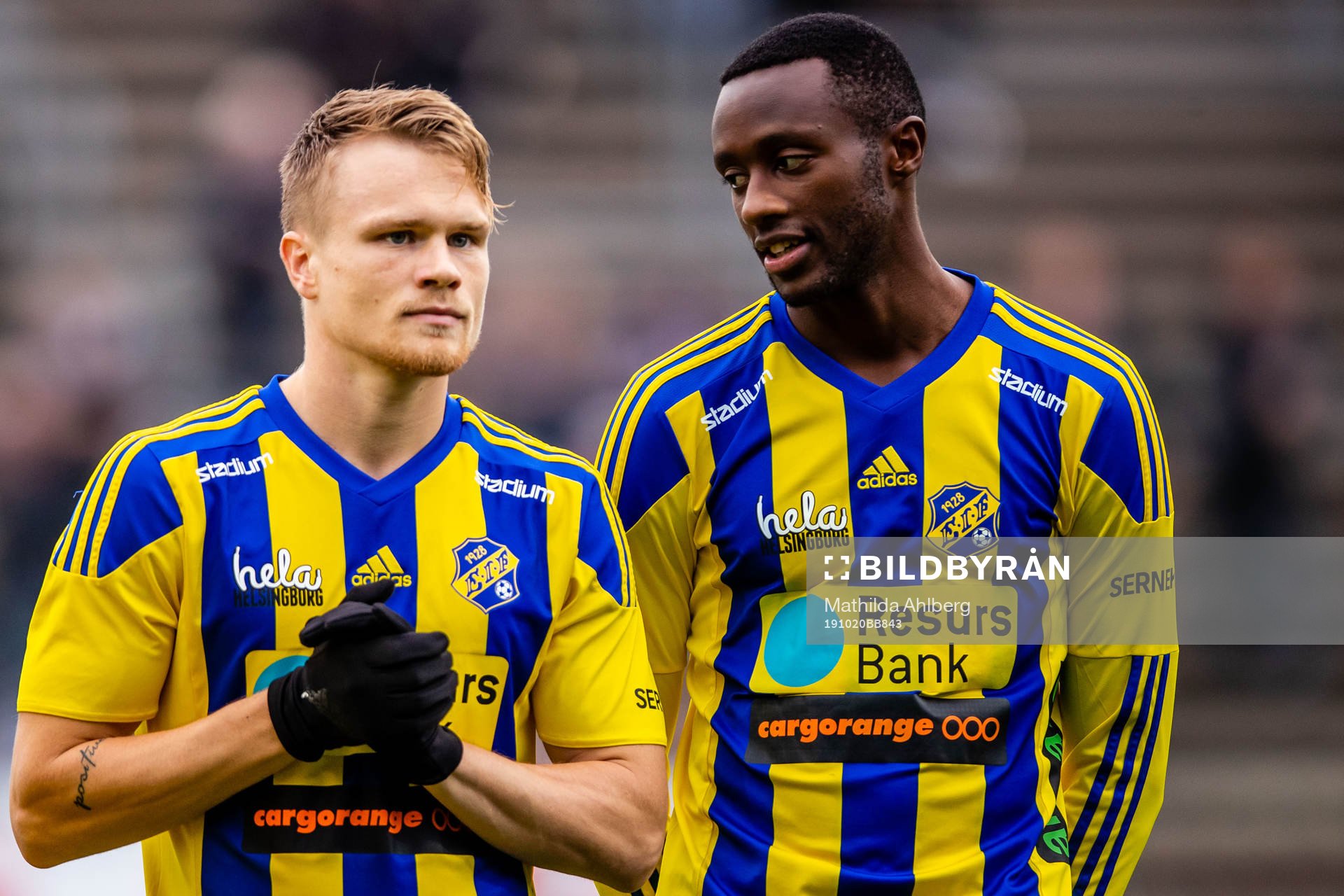 Eskilsminnes Isak Petersson och Herve Prudence Nshimirimana