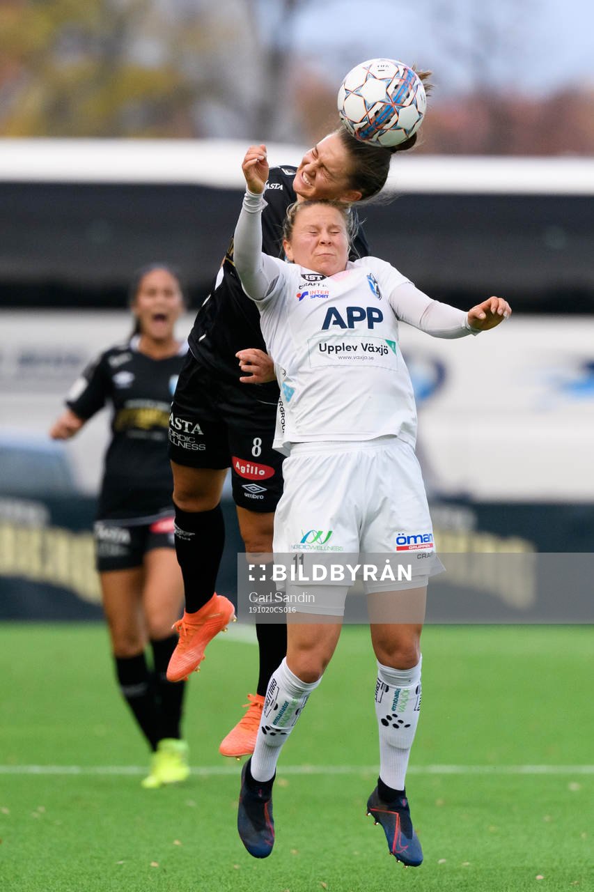 Göteborgs Vilde Böe Risa i nickduell med Växjös Emmi