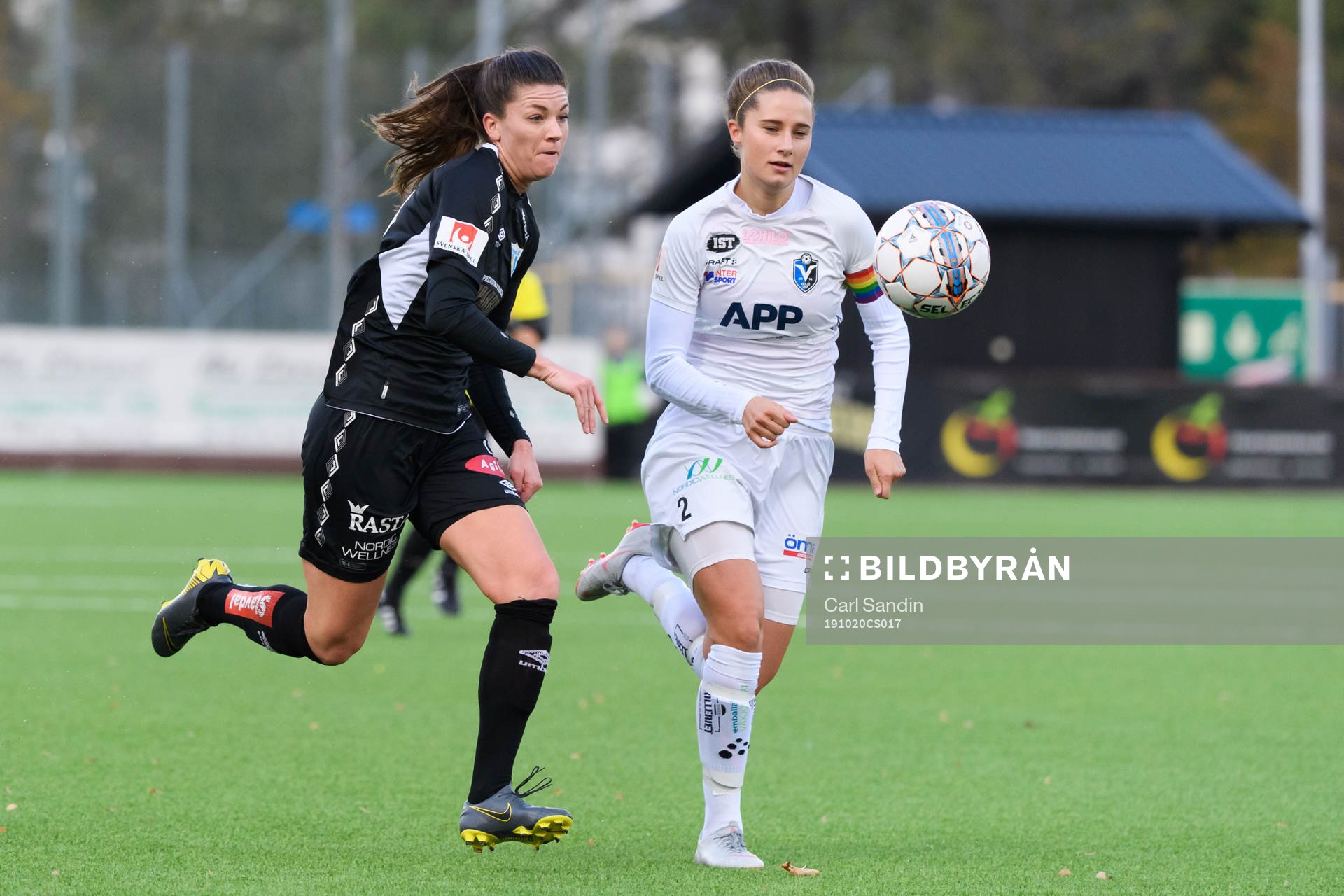 Göteborgs Pauline Hammarlund och Växjös Elin Karlsson