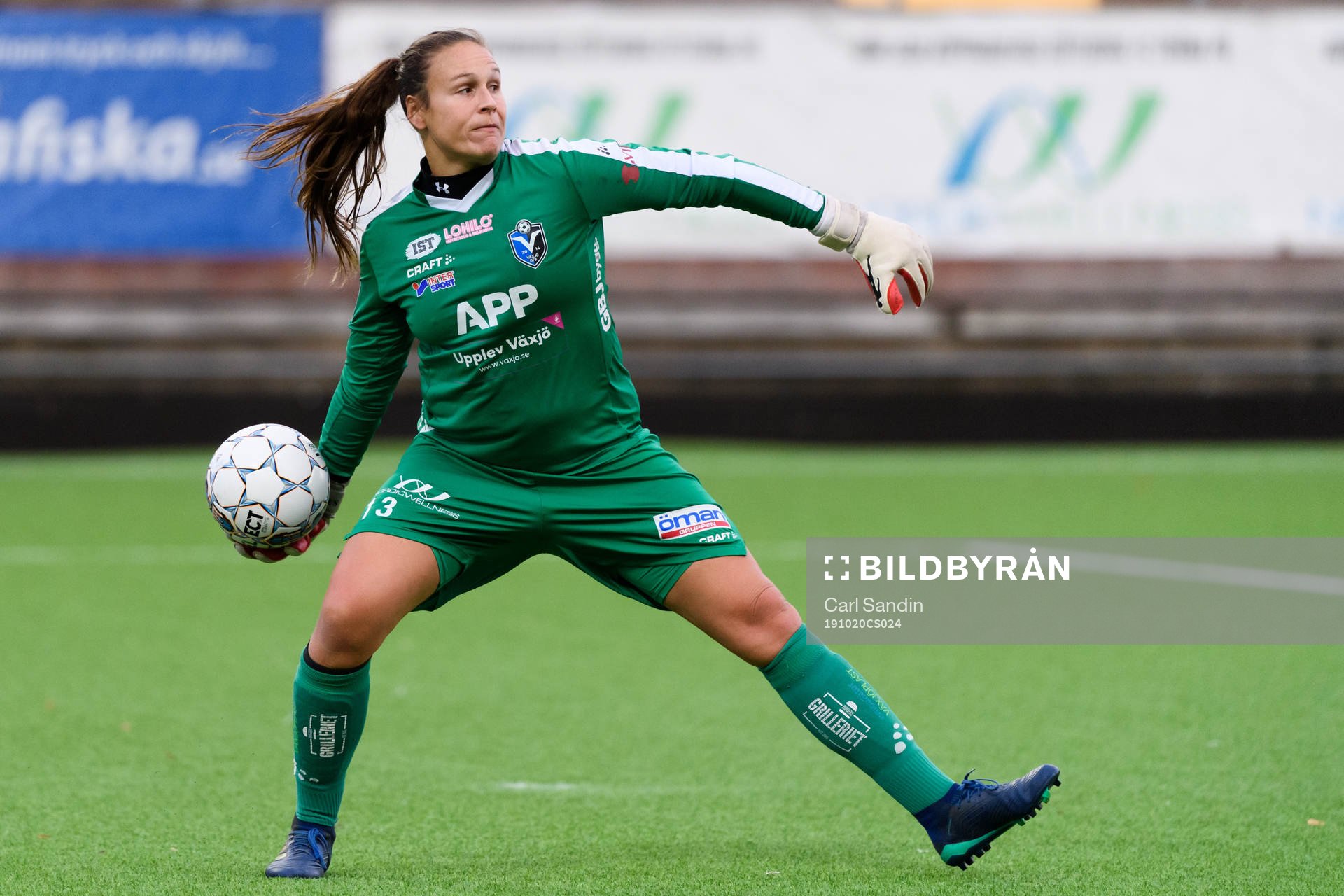 Växjös målvakt Katlynn Fraine