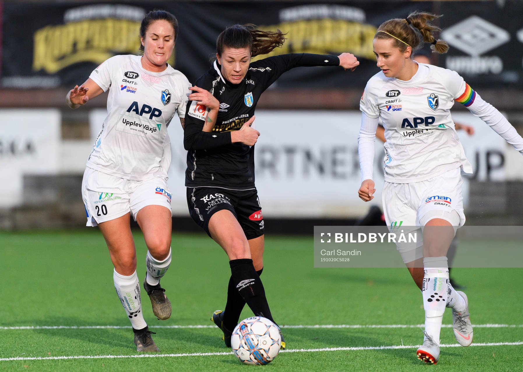 Växjös Sandra Lindkvist och Elin Karlsson