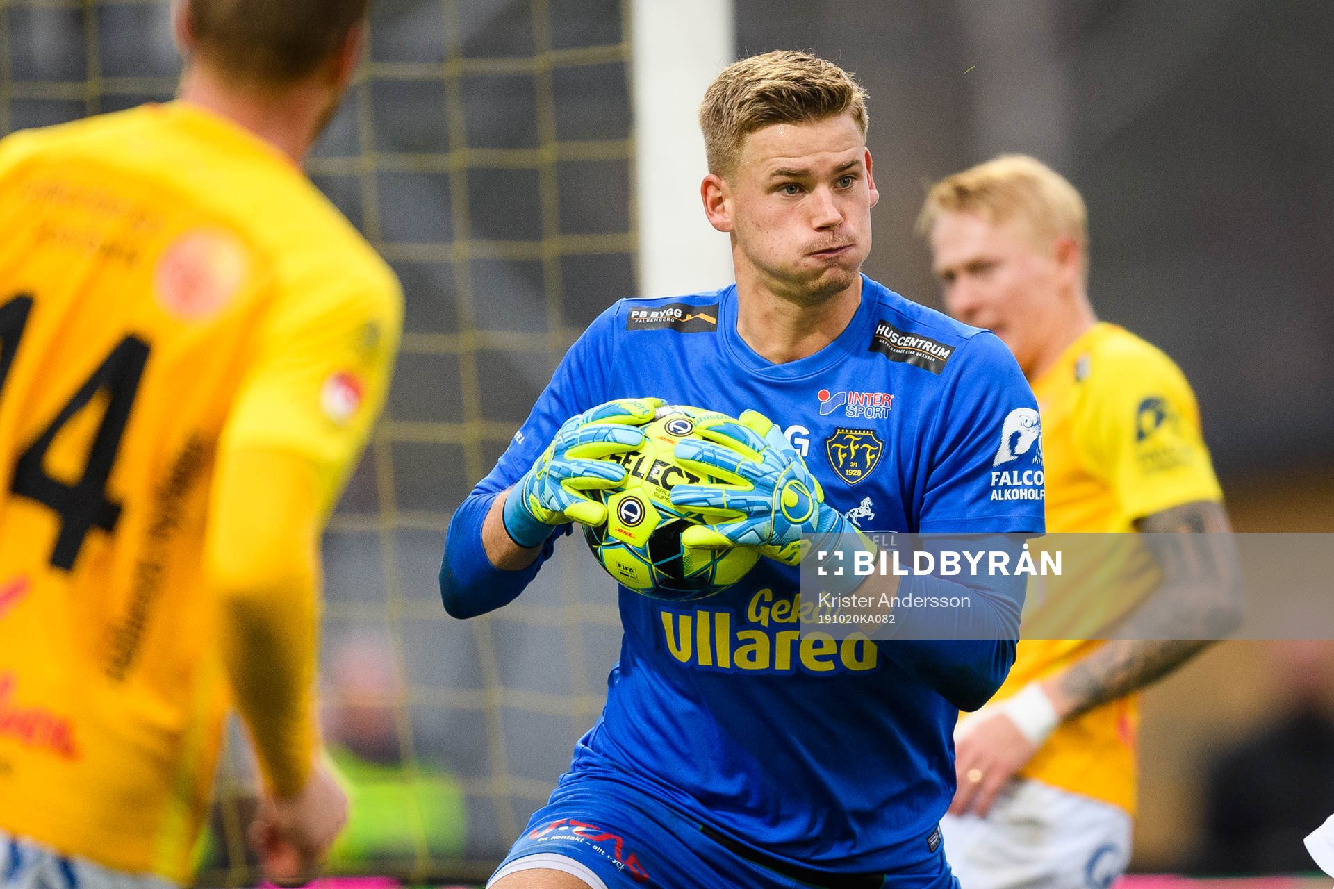 Falkenbergs målvakt Johan Brattberg
