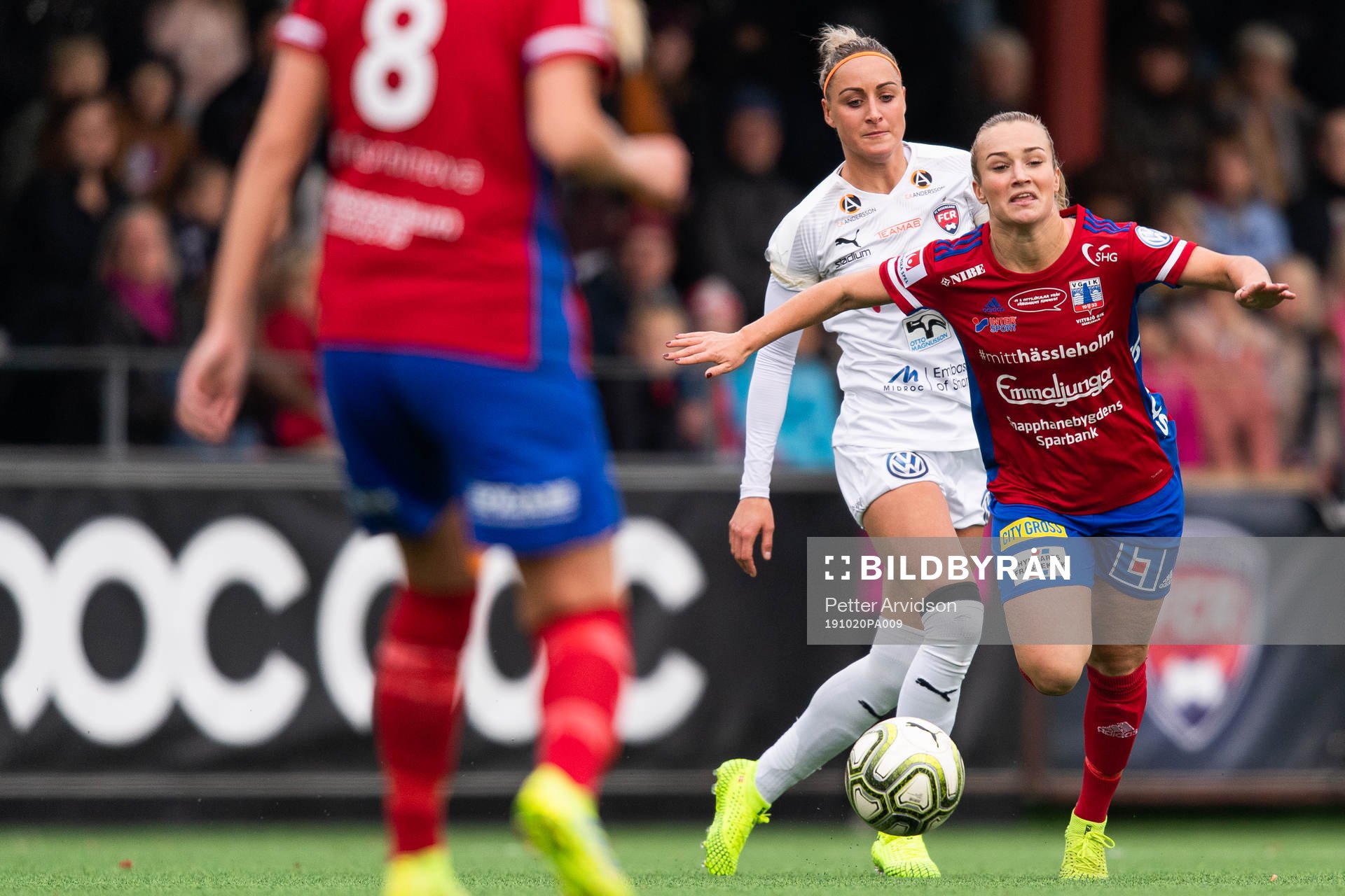 Rosengårds Sanne Troelsgaard och Vittsjös Tove Almqvist i