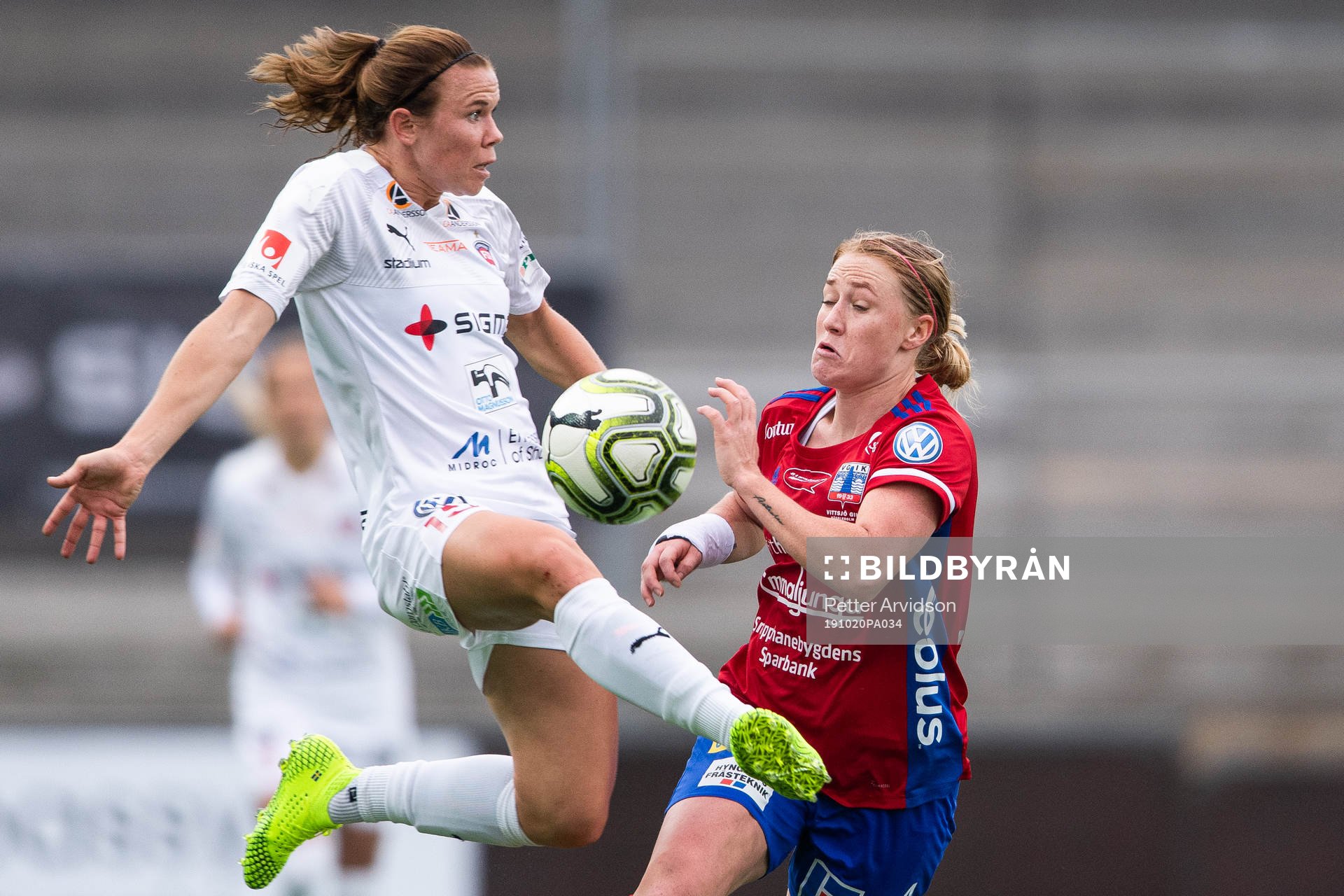 Rosengårds Jessica Samuelsson och Vittsjös Catherine Bott