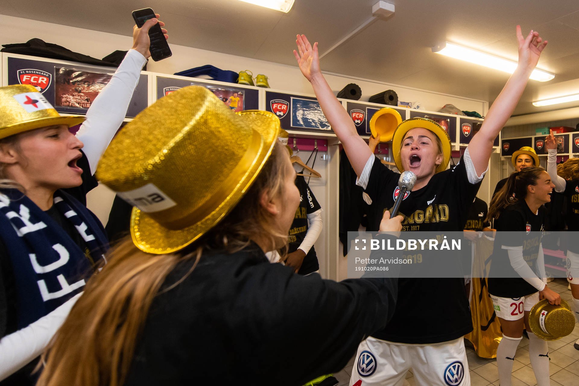 Rosengårds Glodis Perla Viggosdottir jublar i