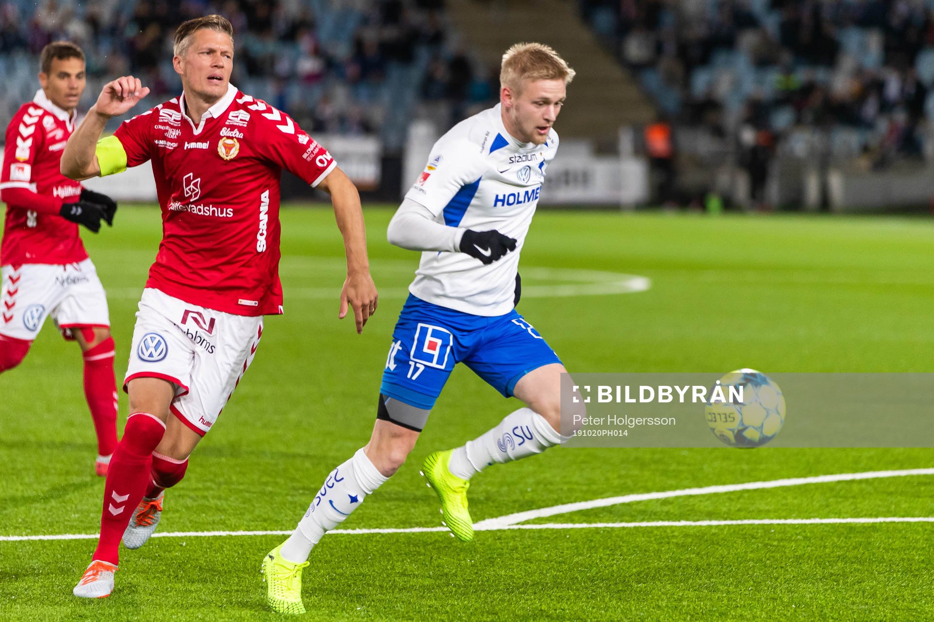 Kalmars Viktor Elm och IFK Norrköpings Kalle Holmberg