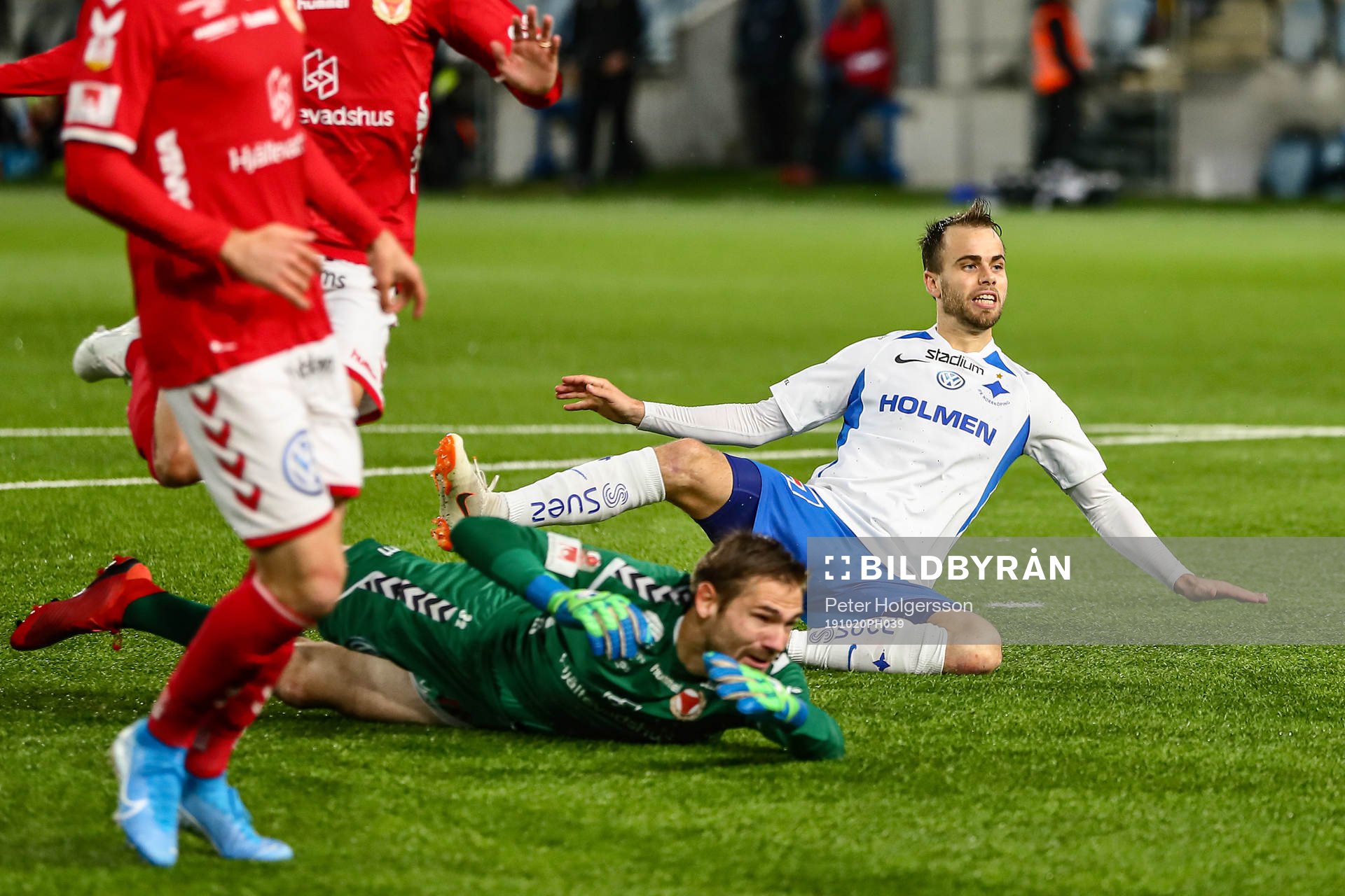 Mål 1-0 av IFK Norrköpings Andreas Blomqvist förbi
