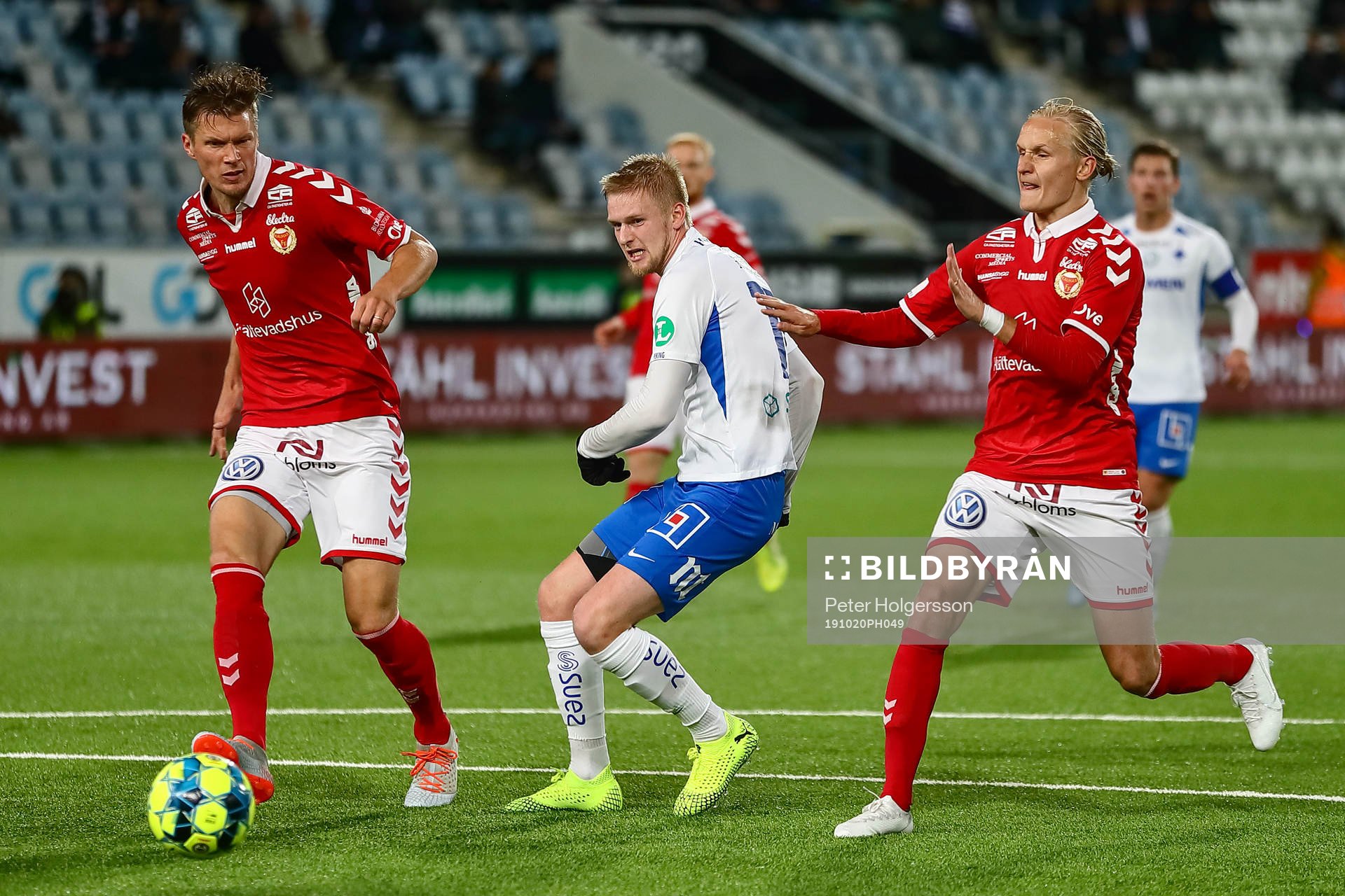 Kalmars Viktor Elm, IFK Norrköpings Kalle Holmberg  och