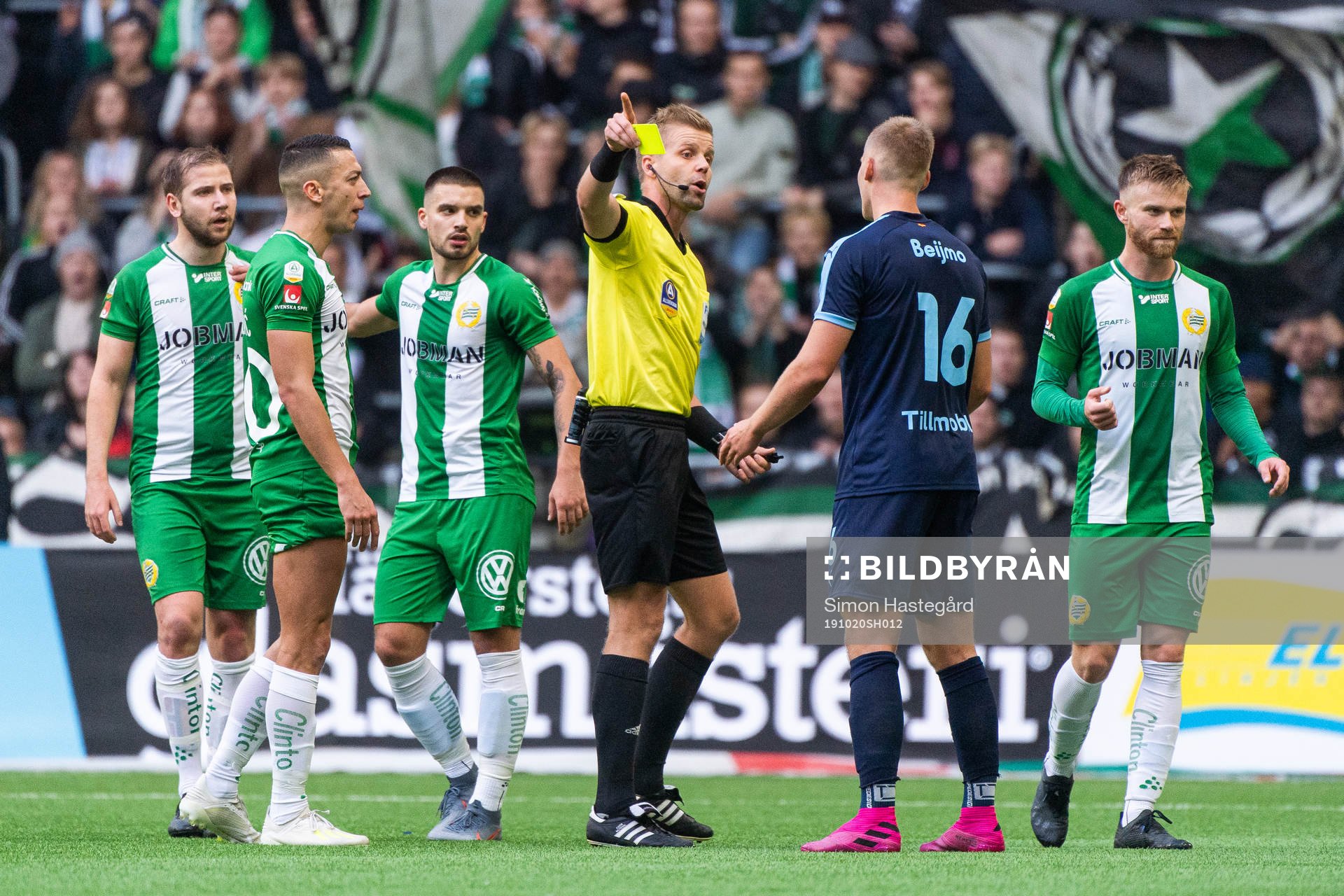 Domare Glenn Nyberg varnar Malmö FFs Felix Beijmo