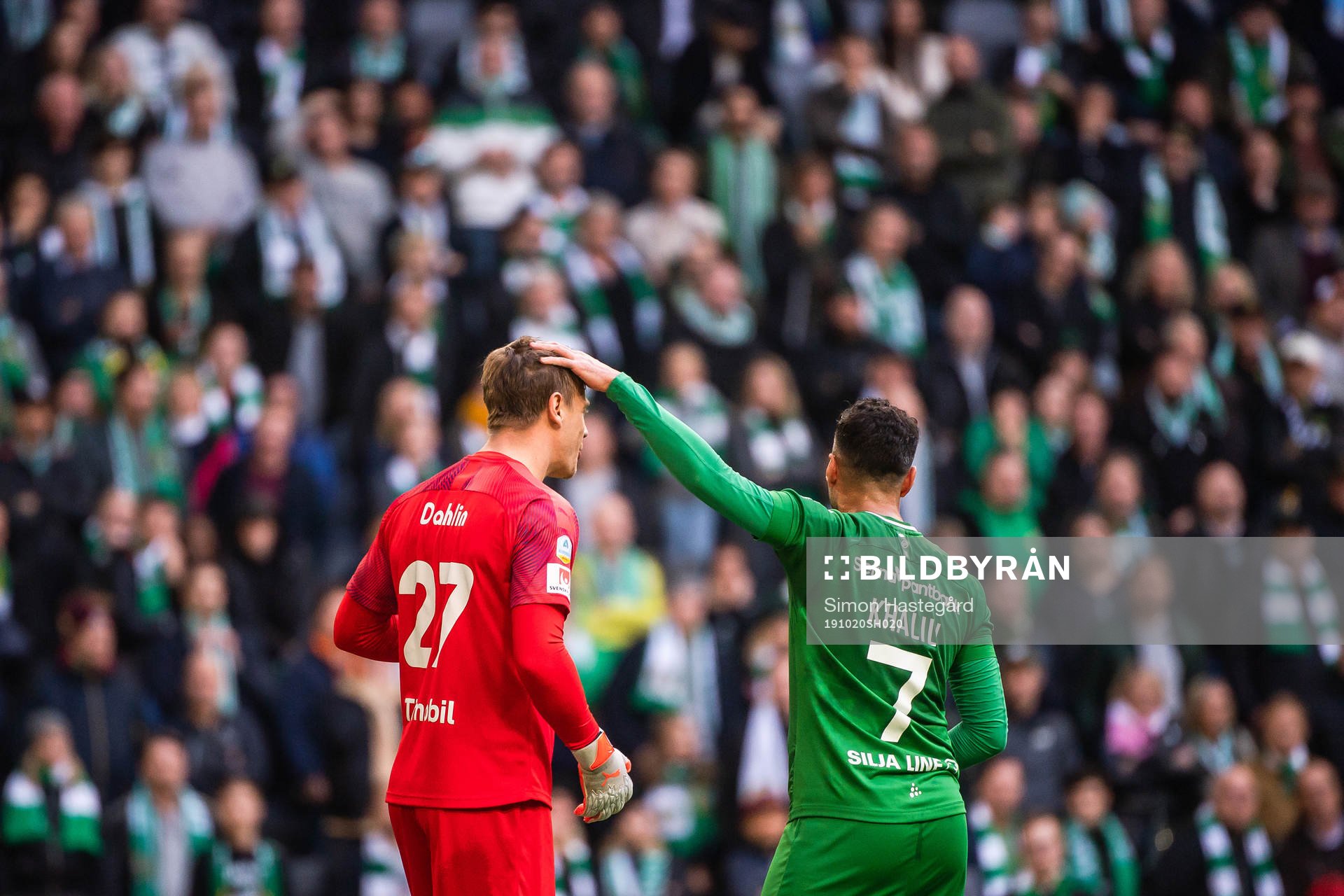 Malmö FFs Johan Dahlin och Hammarbys Imad Khalili