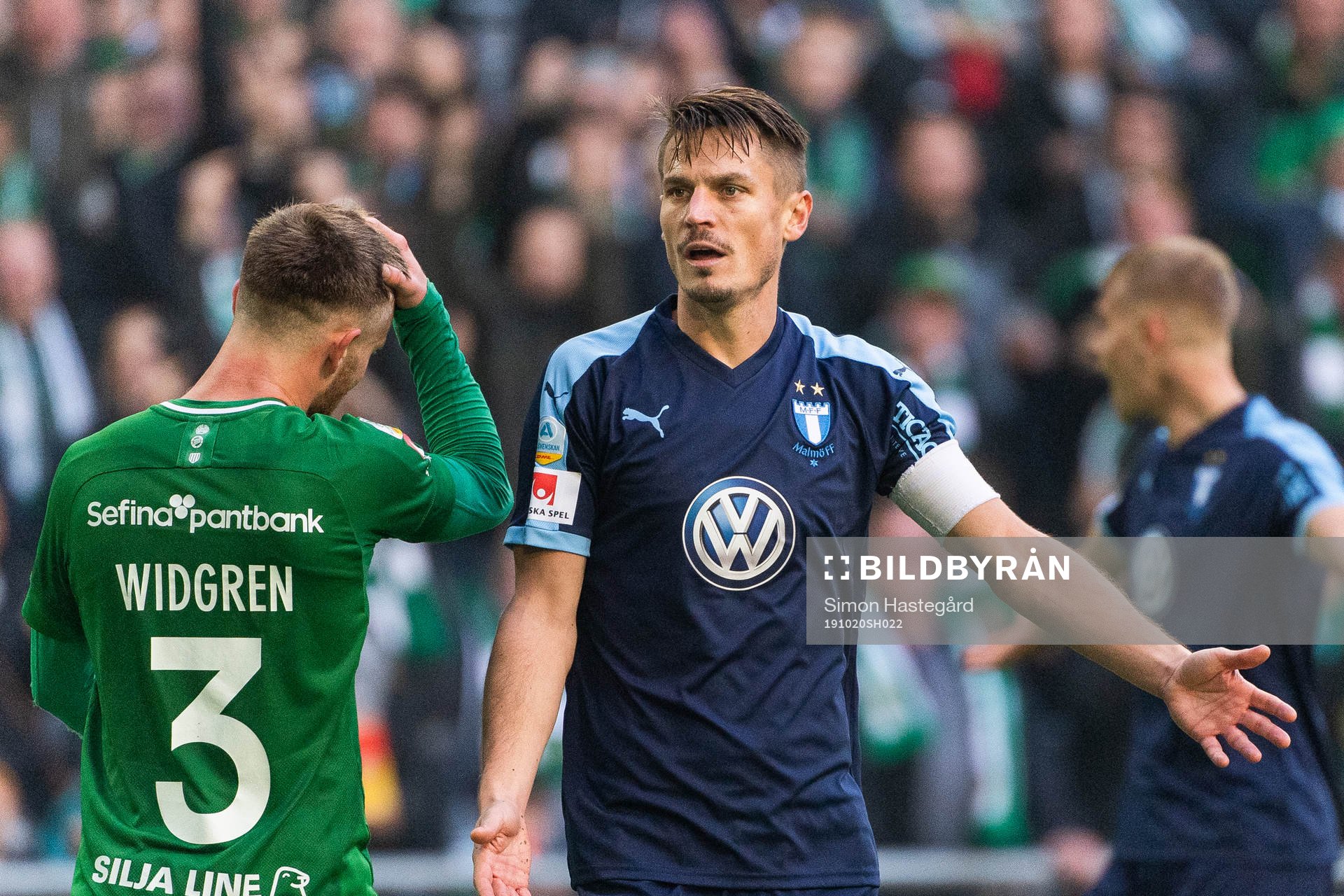 Malmö FFs Markus Rosenberg deppar