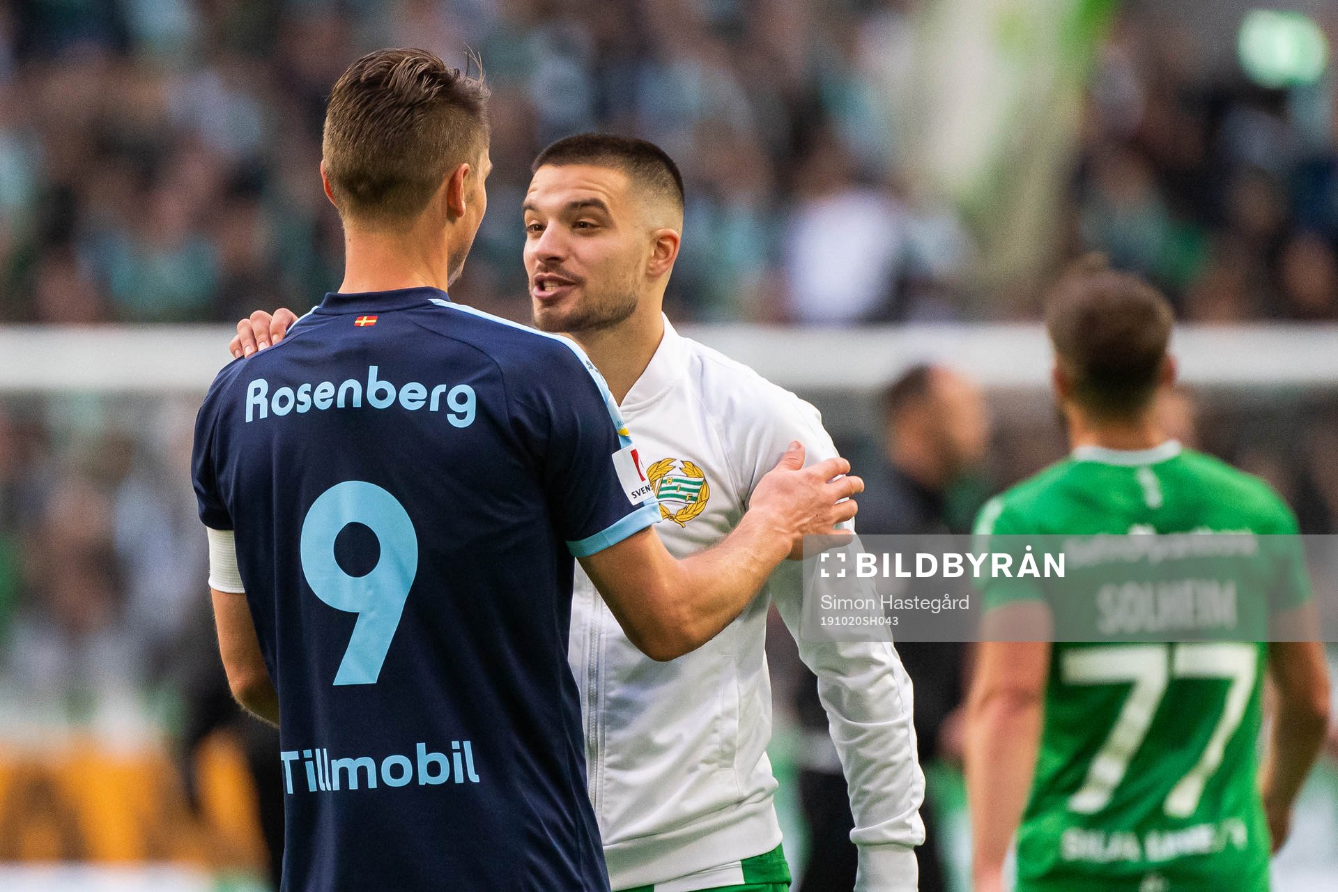 Malmö FFs Markus Rosenberg och Hammarbys Vladimir Rodic
