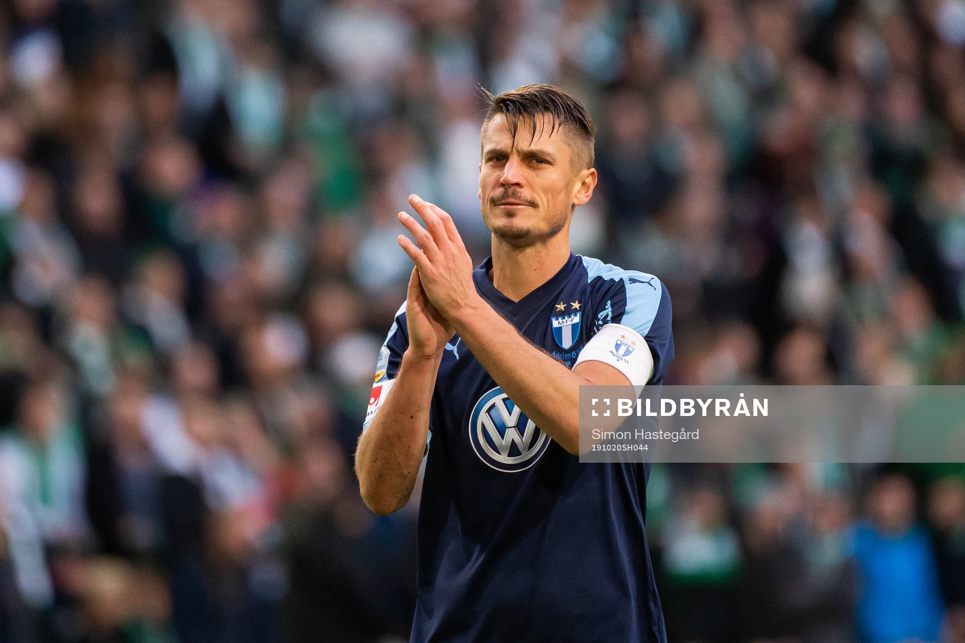 Malmö FFs Markus Rosenberg deppar och tackar publiken