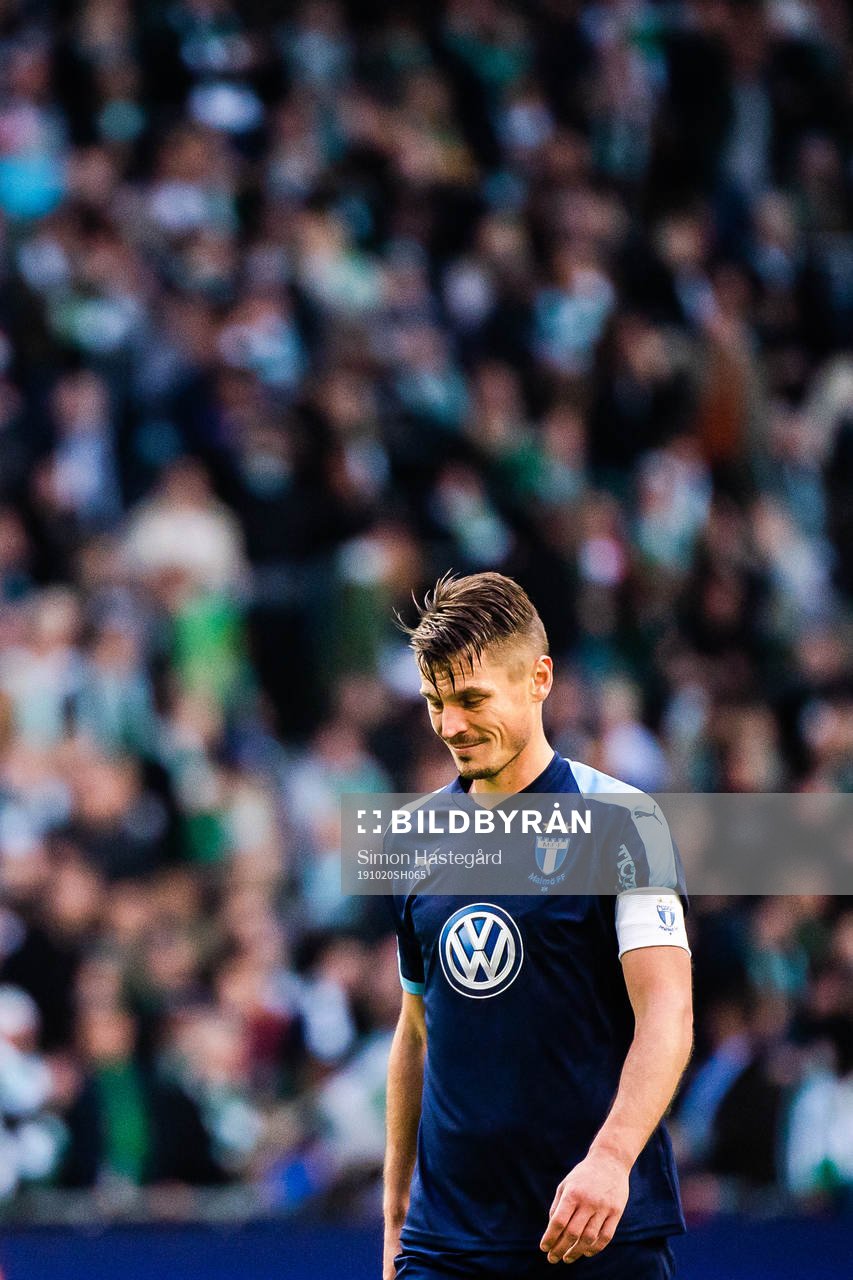 Malmö FFs Markus Rosenberg deppar