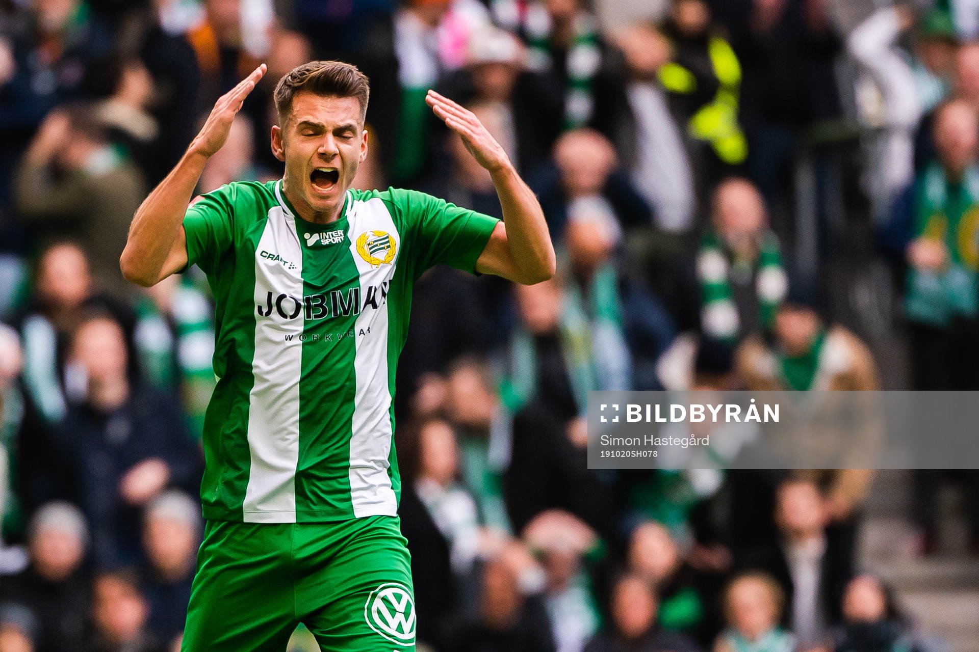Hammarbys Alexander Kacaniklic reagerar