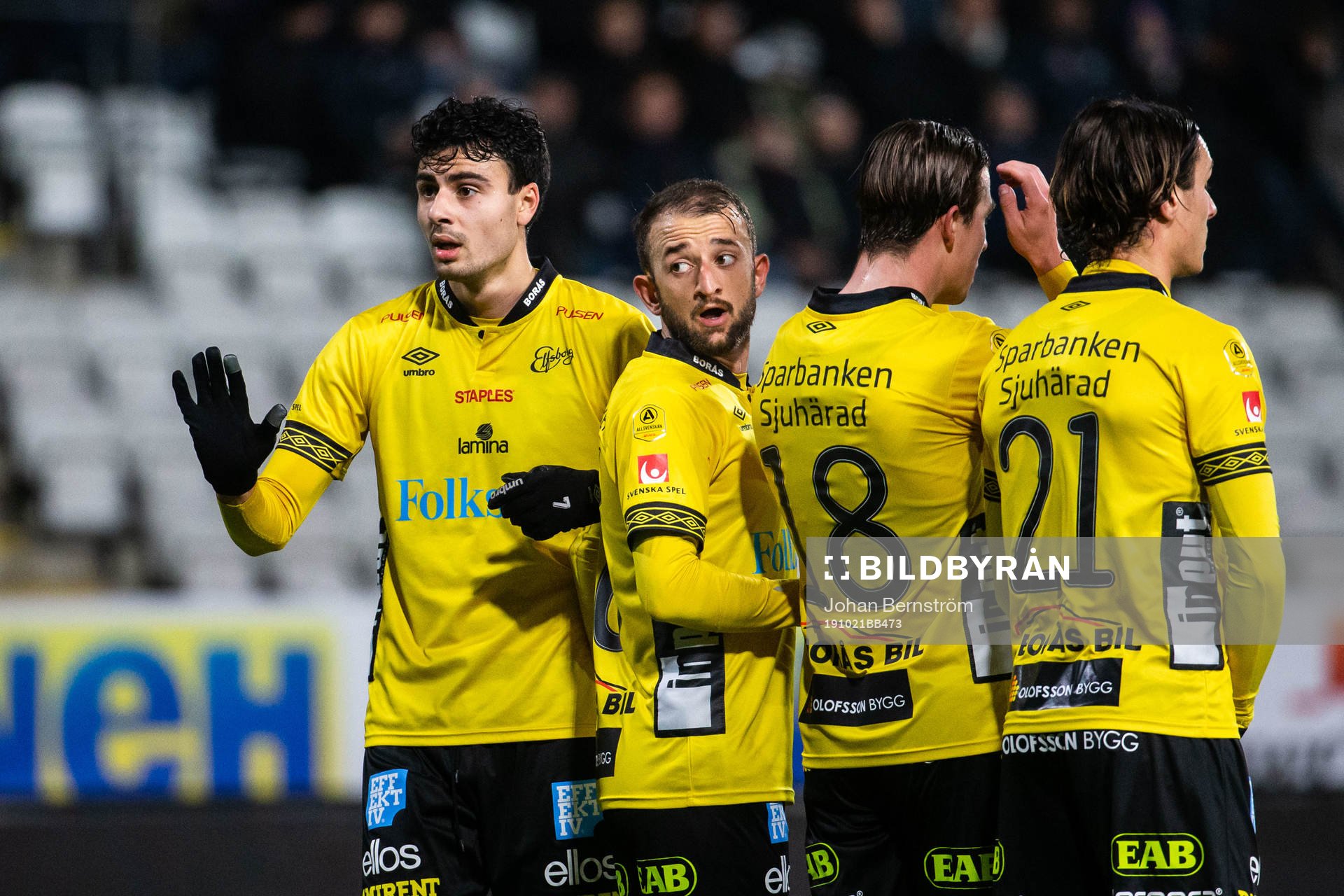 Elfsborgs Deniz Hümmet och Robert Gojani