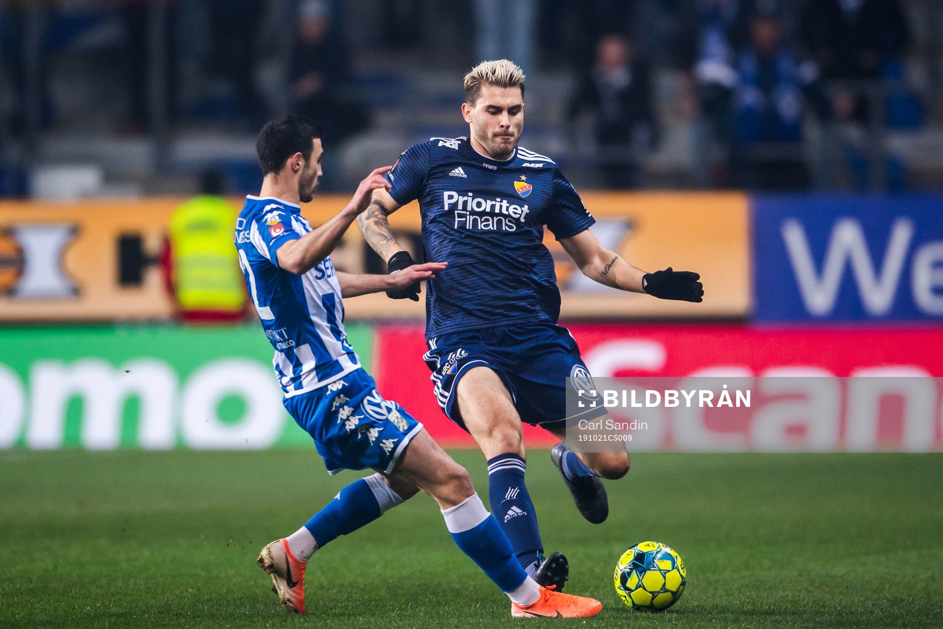 IFK Göteborgs Giorgi Kharaishvili och Djurgårdens Astrit