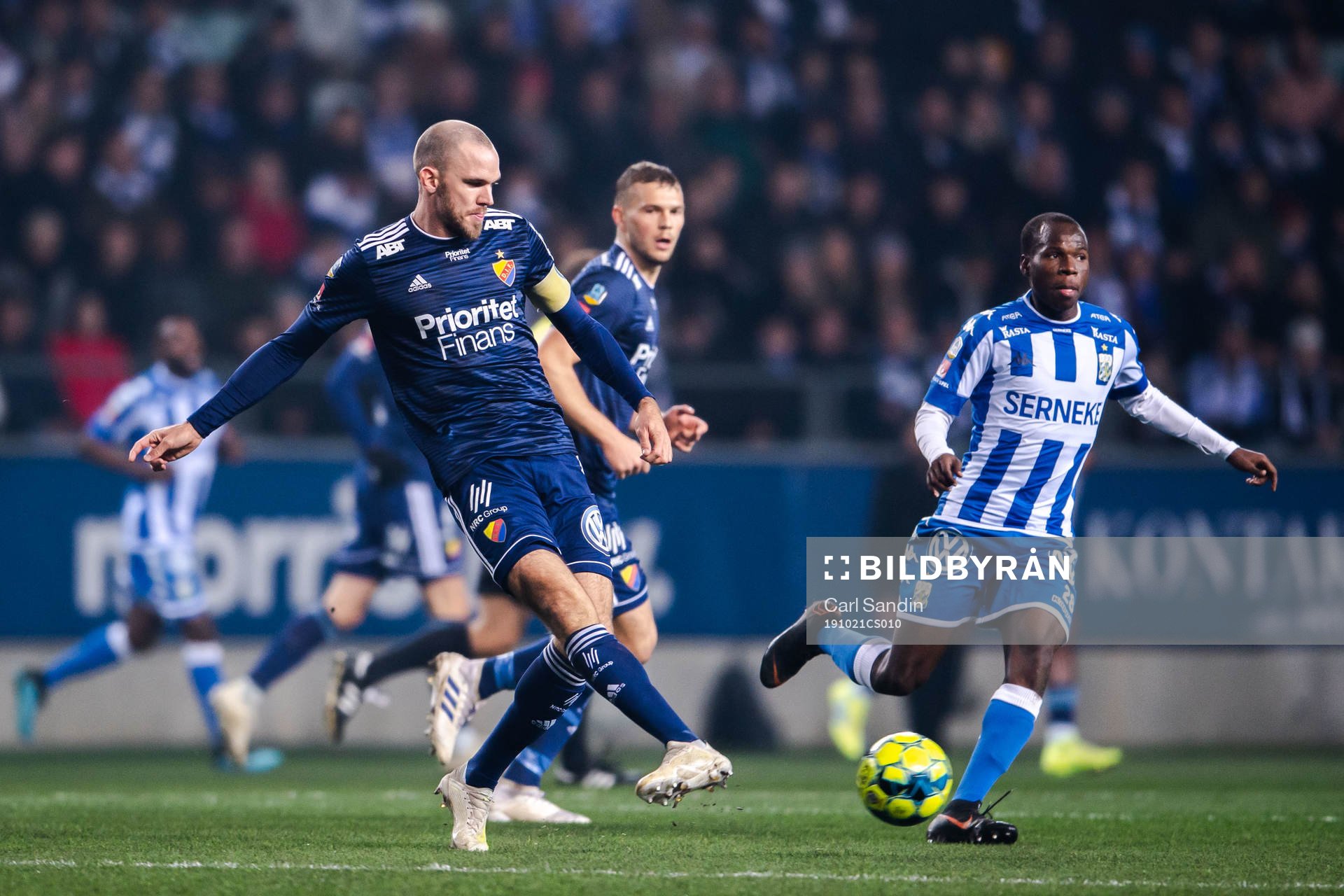 Djurgårdens Marcus Danielson och IFK Göteborgs Alhassan