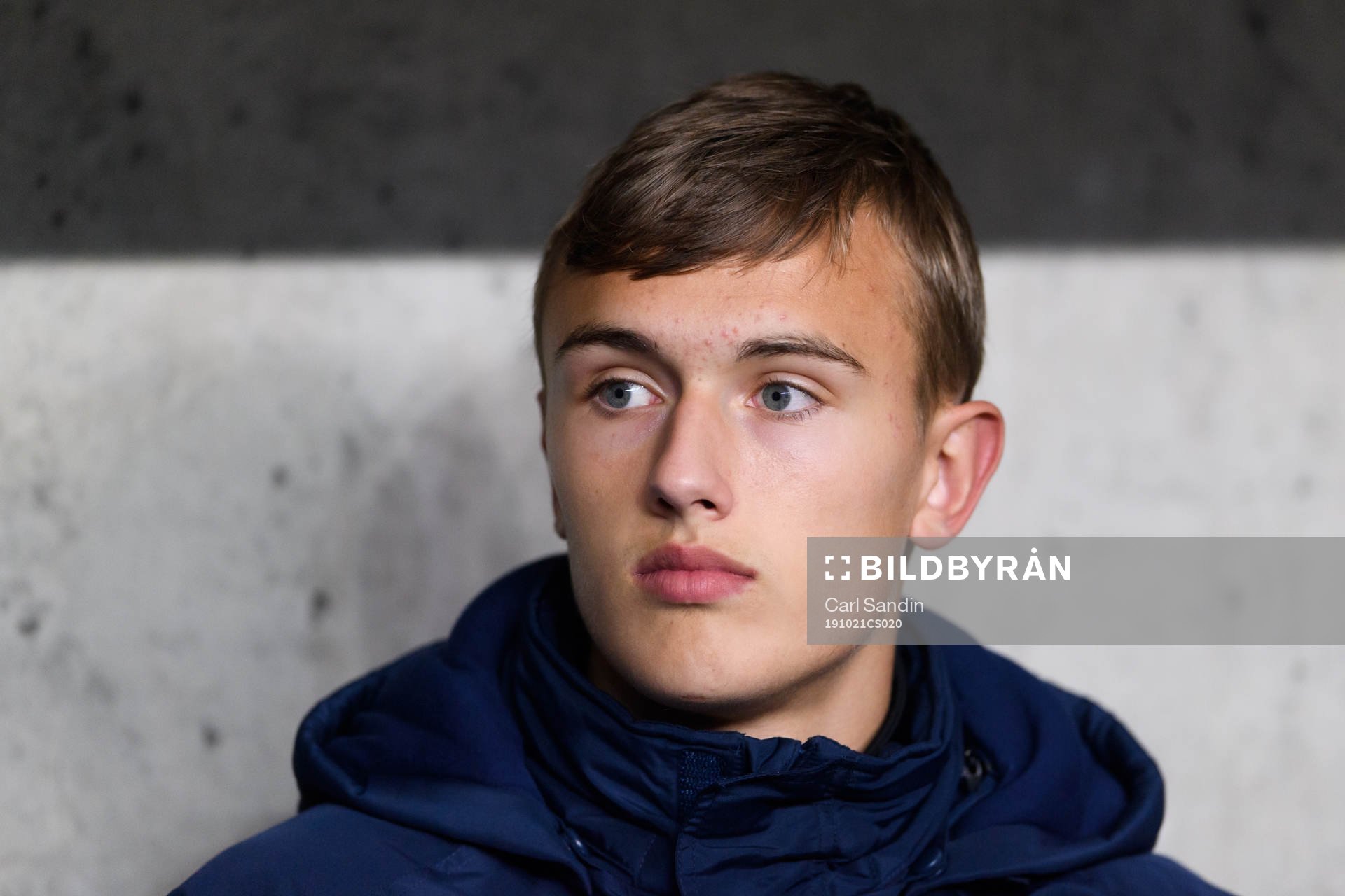 IFK Göteborgs Jesper Tolinsson på bänken innan