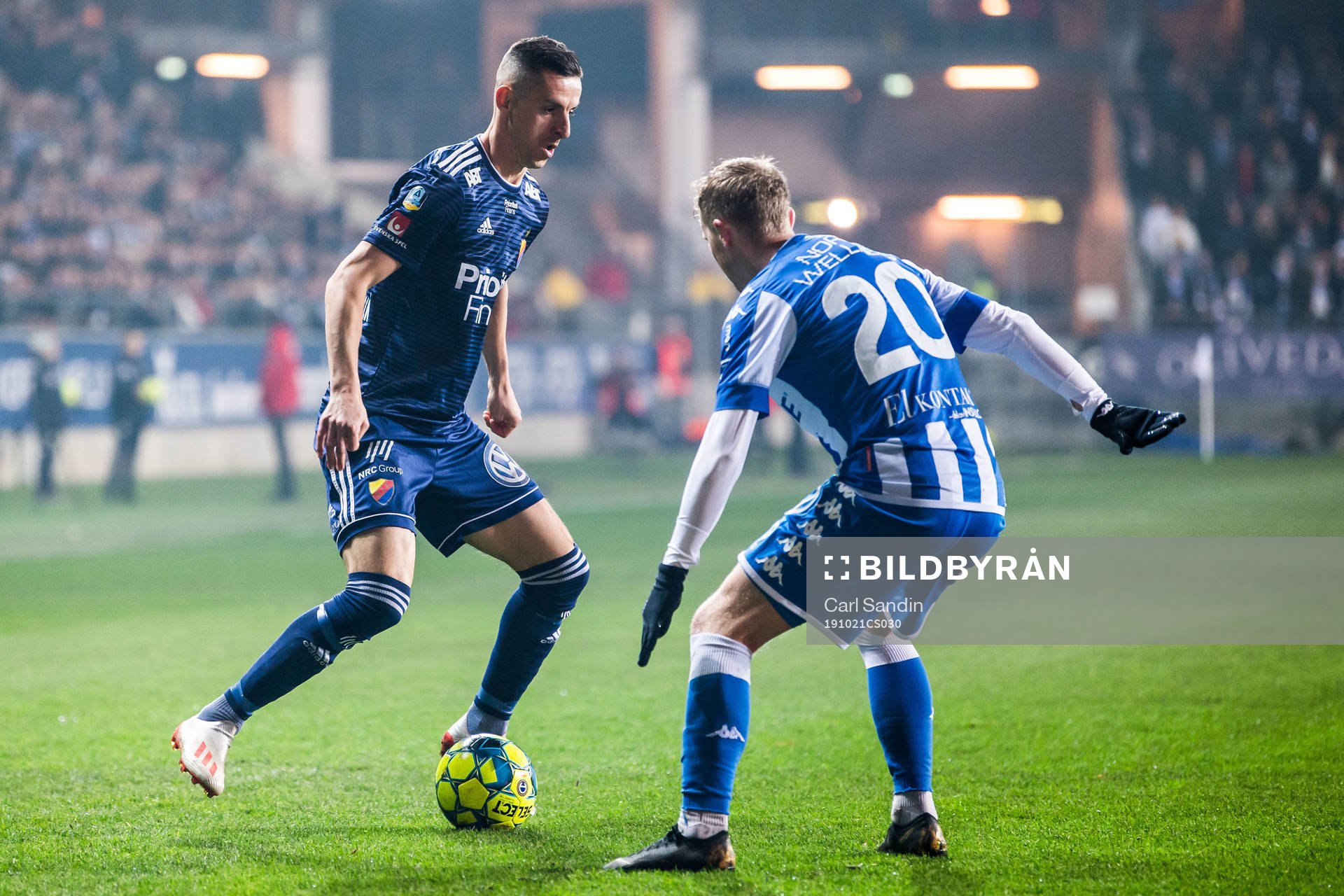 Djurgårdens Haris Radetinac mot IFK Göteborgs Victor