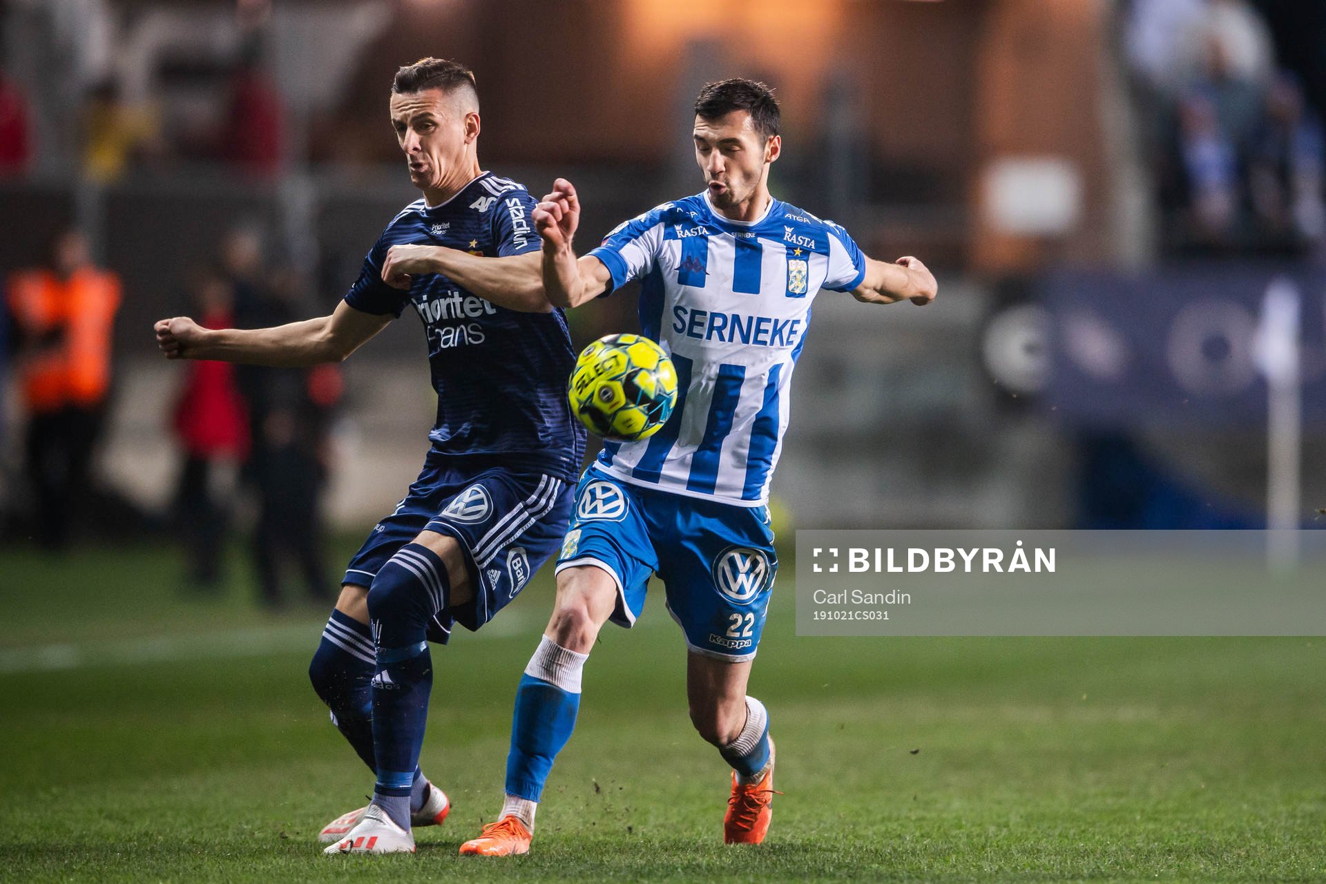 Djurgårdens Haris Radetinac och IFK Göteborgs Giorgi