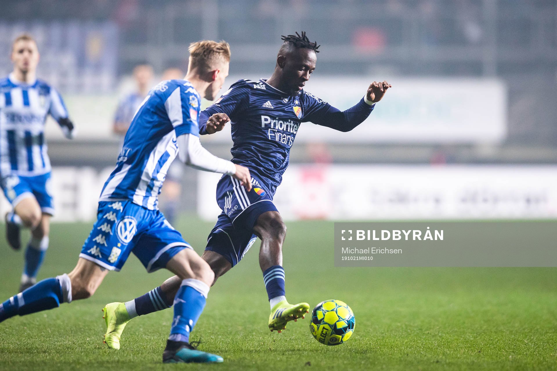 Djurgårdens Mohamed Buya Turay och IFK Göteborgs