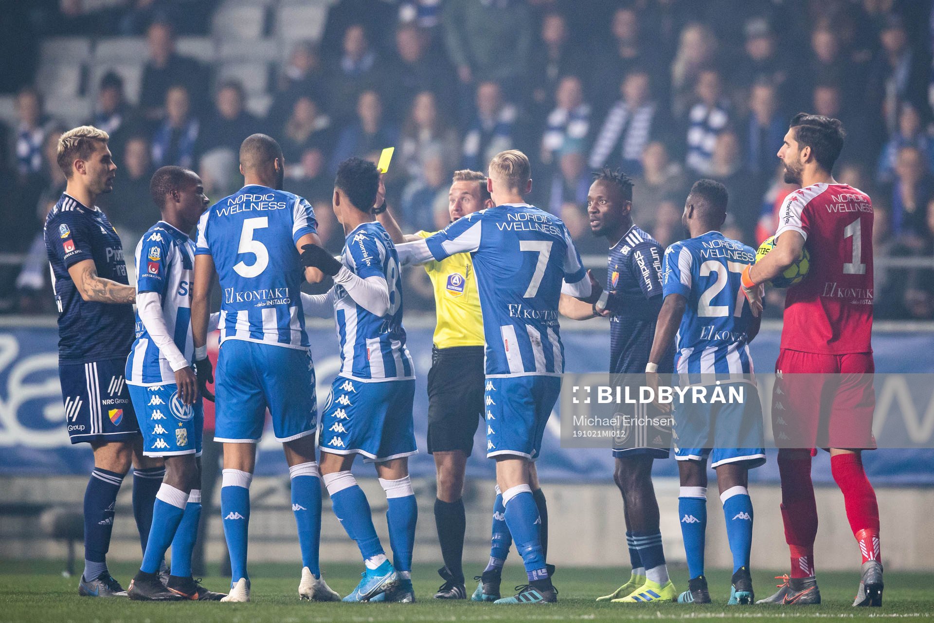 Djurgårdens Mohamed Buya Turay tilldelas en varning