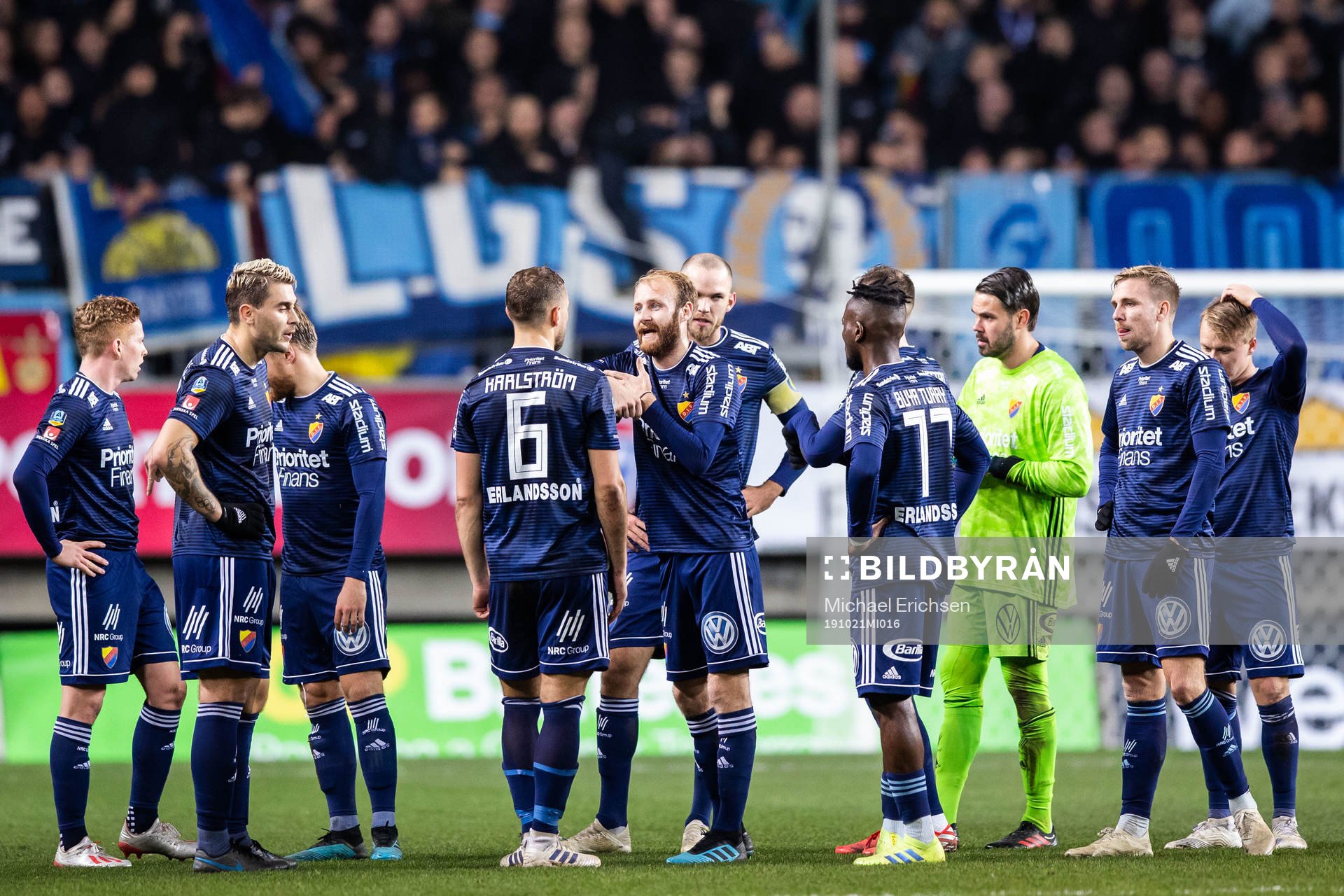 IFK Göteborgs spelare samlas