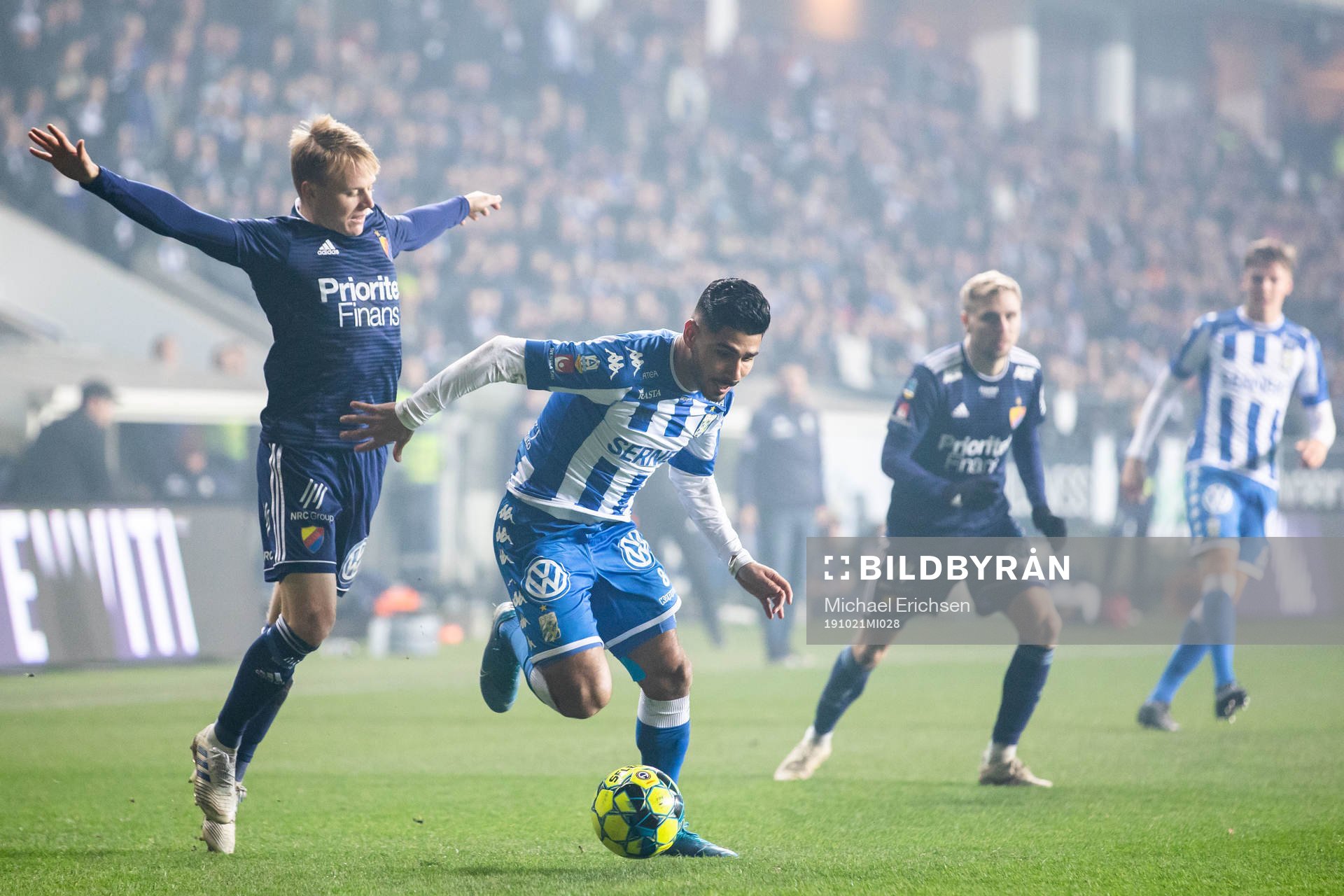 IFK Göteborgs Hosam Aiesh och Djurgårdens Elliot Käck