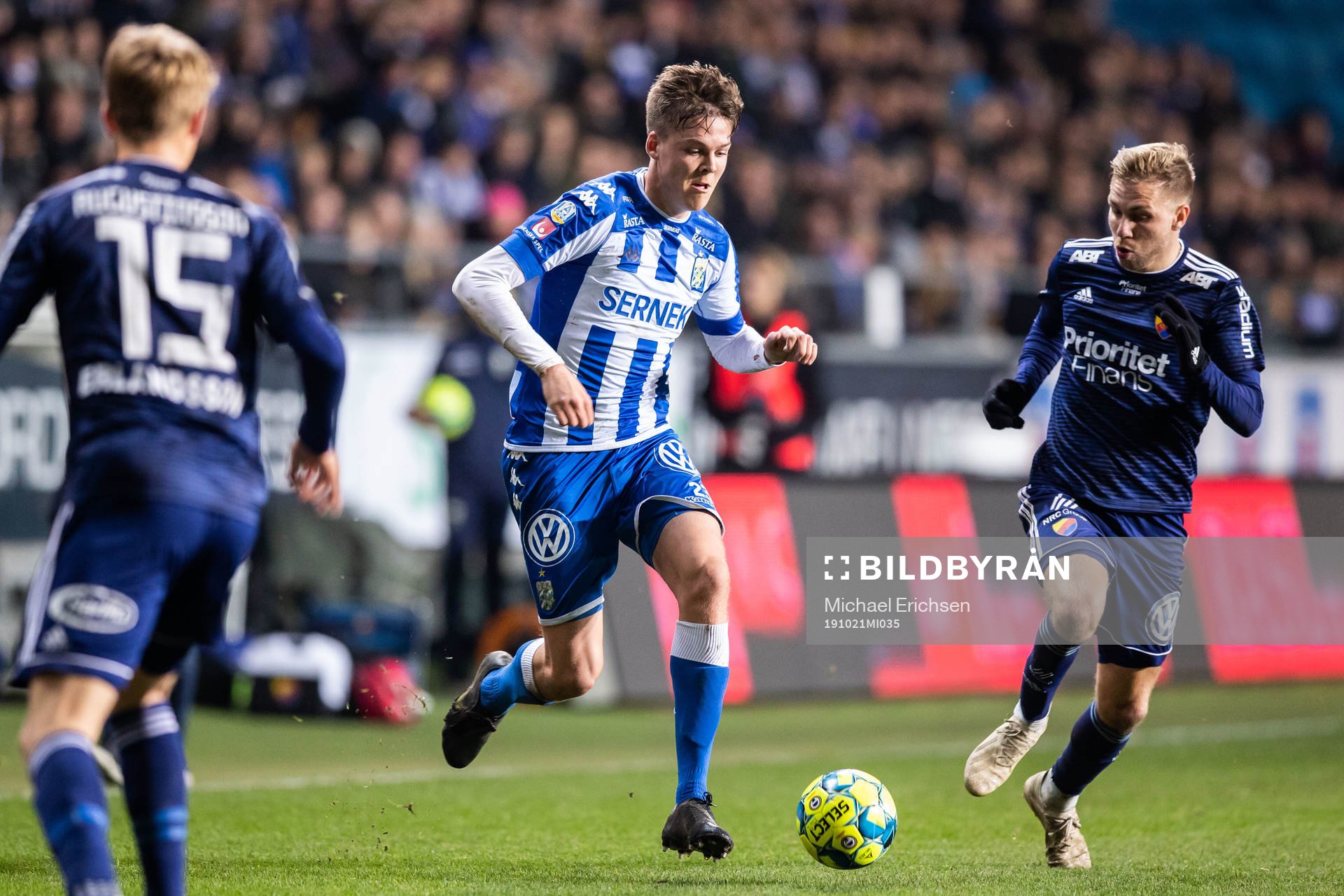 IFK Göteborgs Emil Holm och Djurgårdens Jonathan Ring