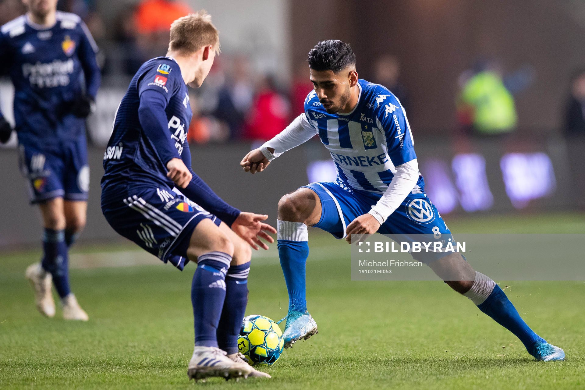 IFK Göteborgs Hosam Aiesh mot Djurgårdens Elliot Käck